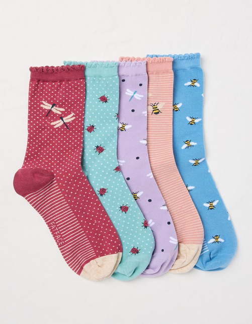 5 Pack Insect Socks