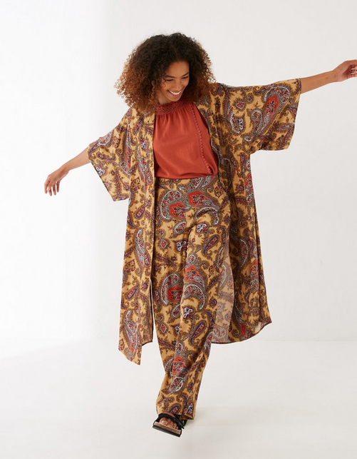 Sunkissed Paisley Palazzo Trouser