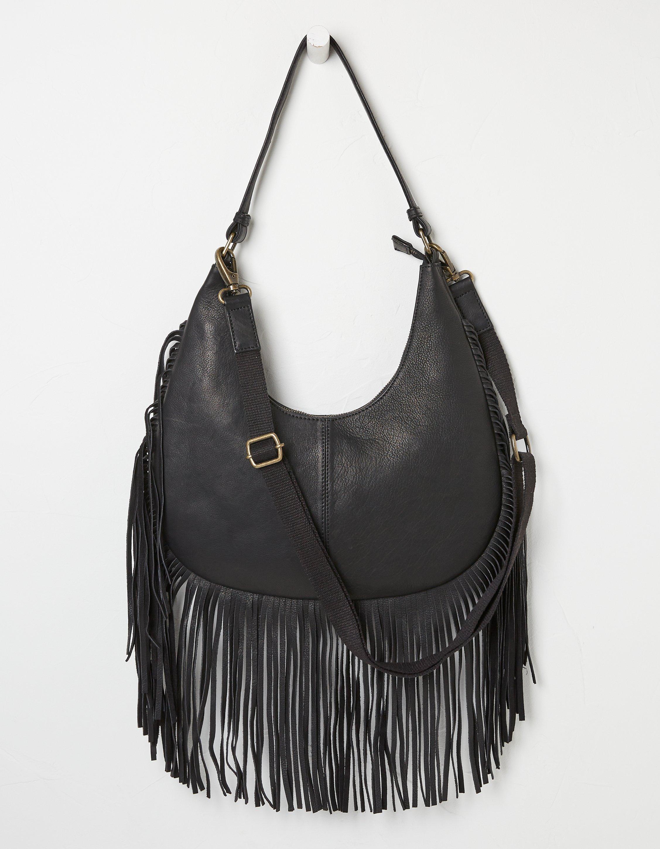 Black purse 2025 with tassels