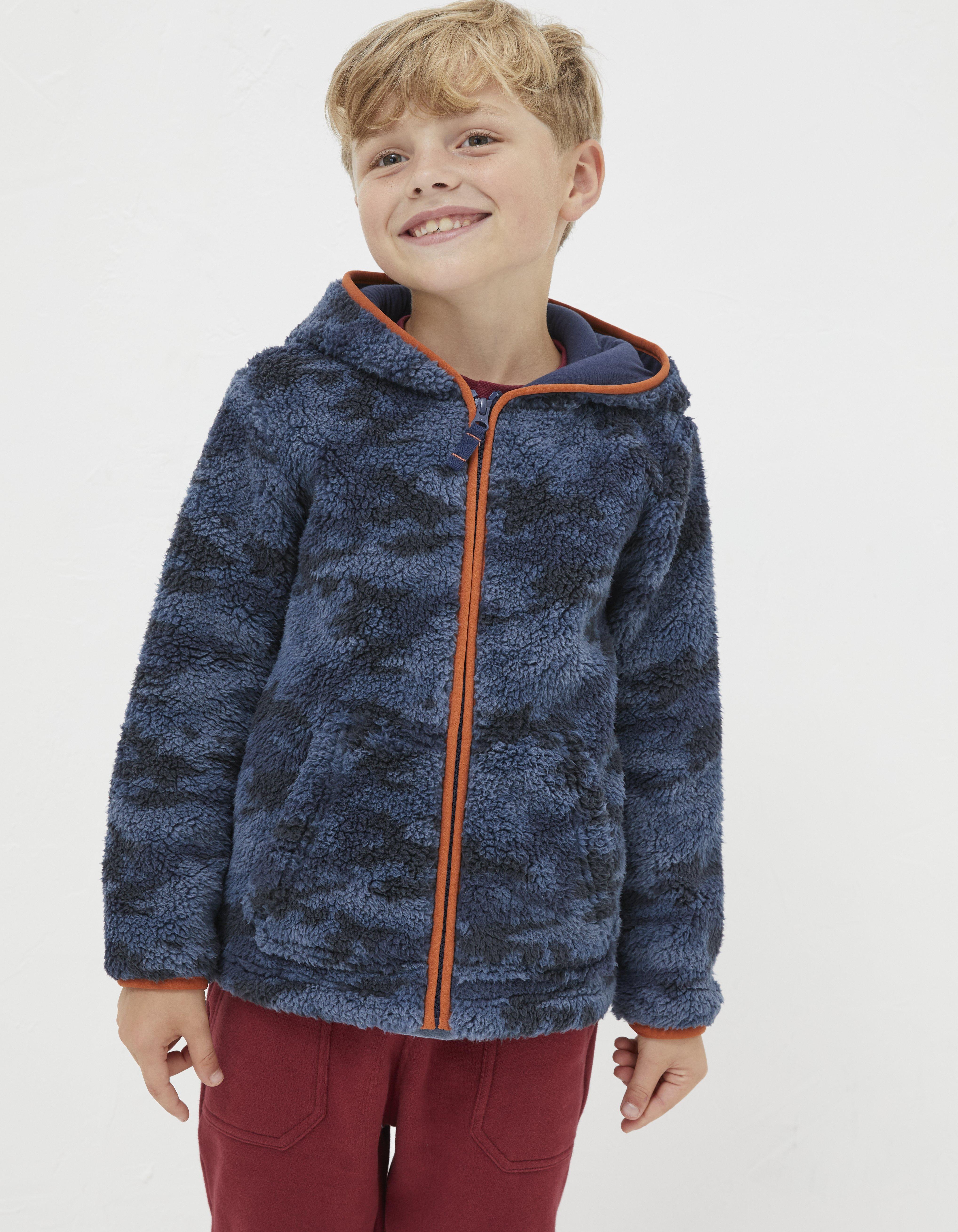 Boys Fleece Zip-Up Hoodie