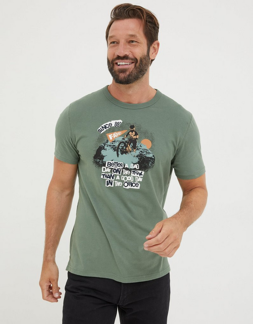 Mens Better A Bad Day Trail T-Shirt