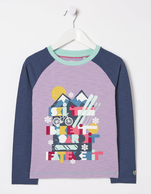 Kid’s Raglan Ski Jersey T-Shirt