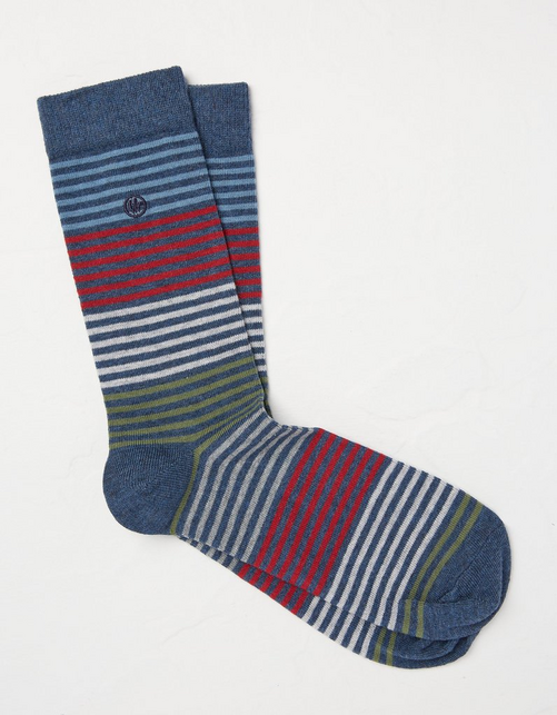 Mens 1 Pack Lucien Stripe Socks