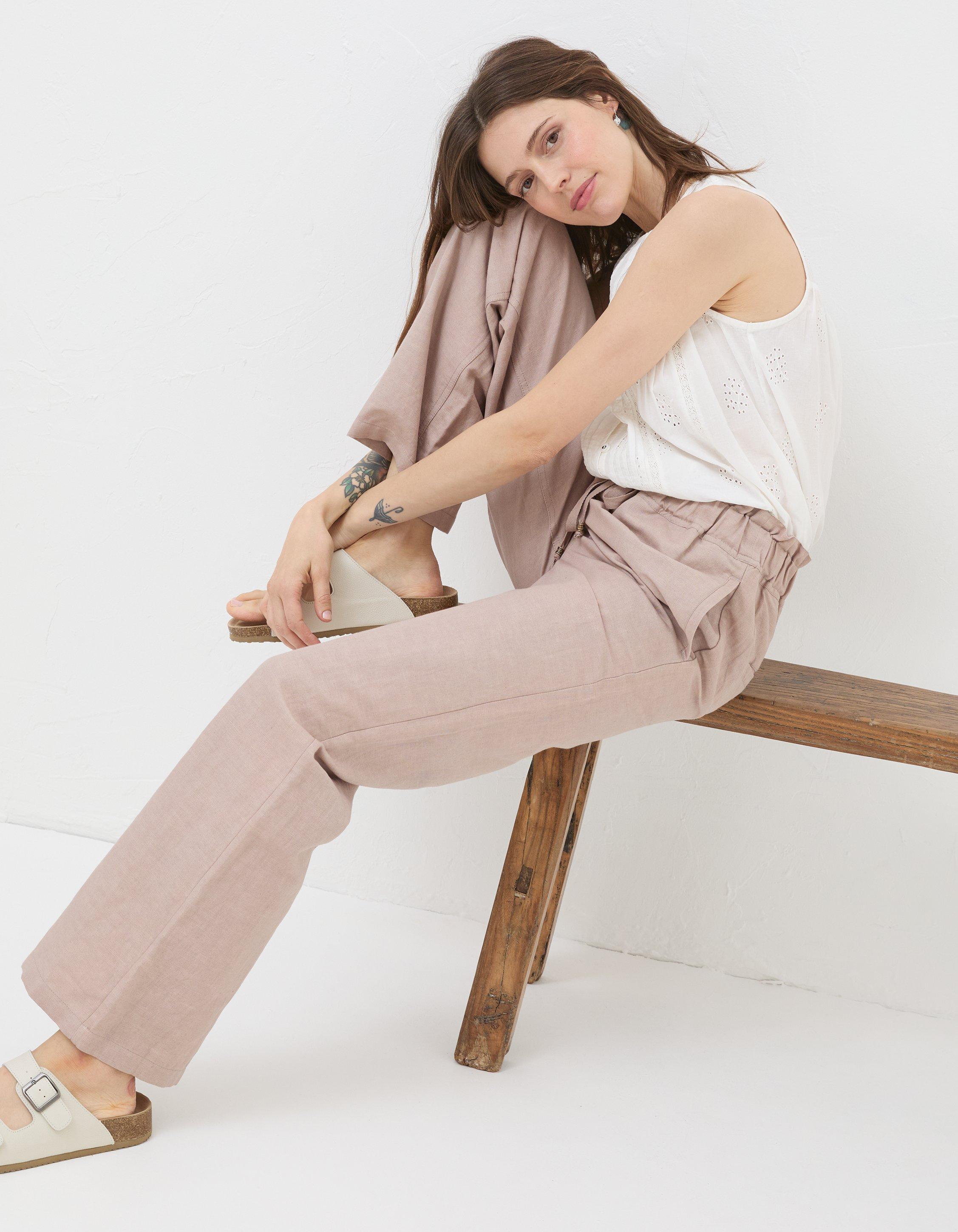 Fatface linen hot sale trousers