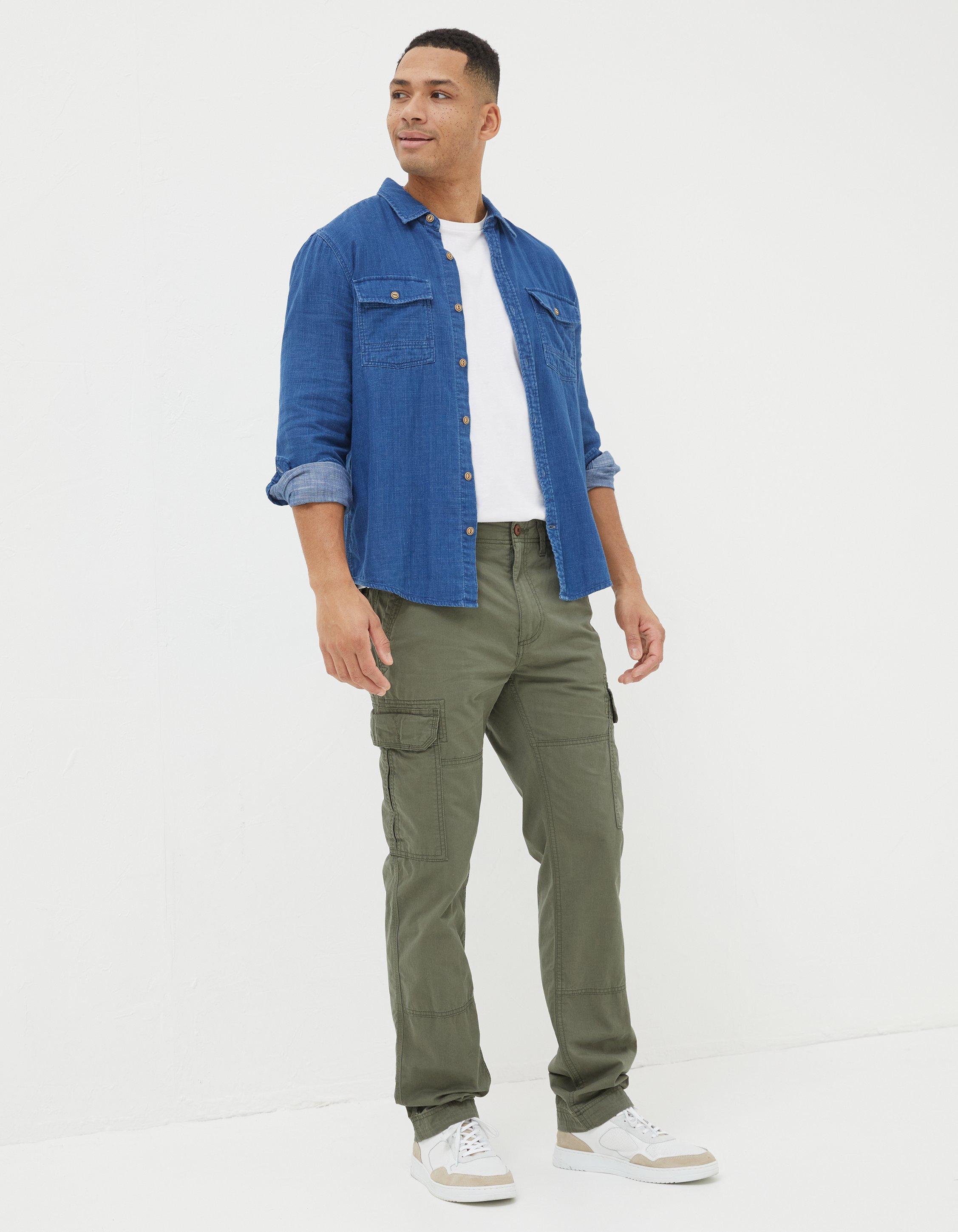 Cargo pants denim on sale jacket