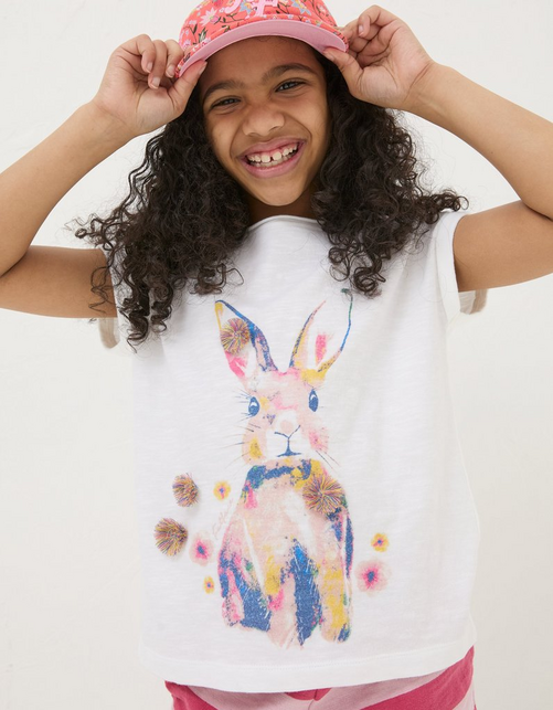 Kid’s Watercolour Bunny T-Shirt