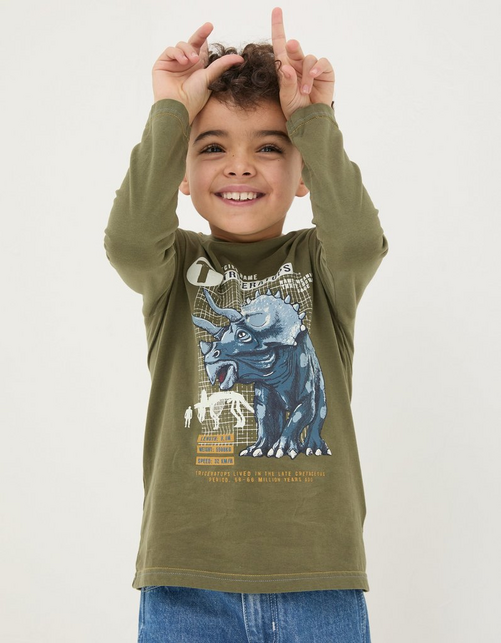 Kid’s Triceratops Jersey T-Shirt