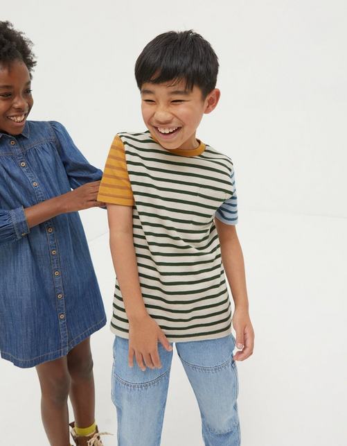 Kid’s Textured Stripe T-Shirt