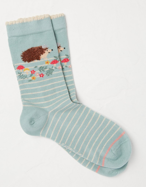 1 Pack Queen Hedgehog Socks