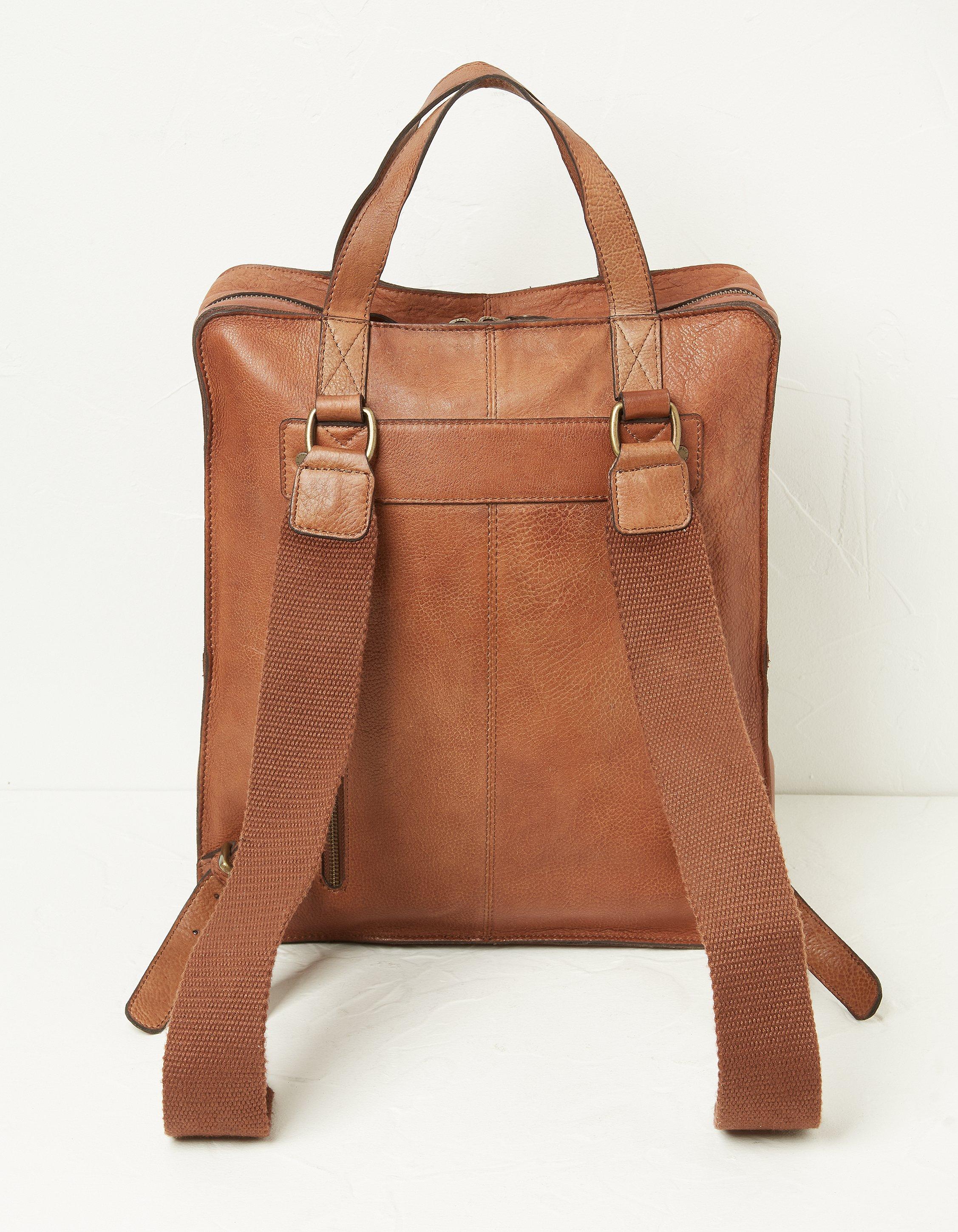 Fat face 2024 leather rucksack