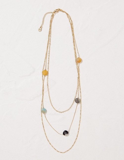 Stone Stack Necklace