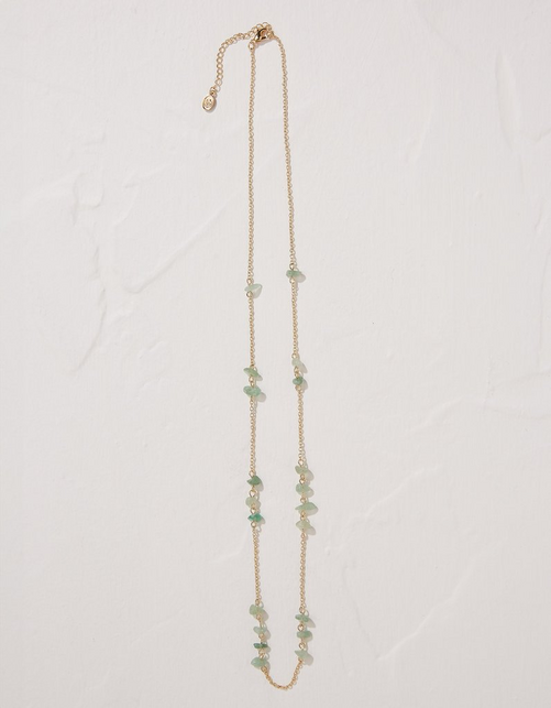 Stone Long Necklace
