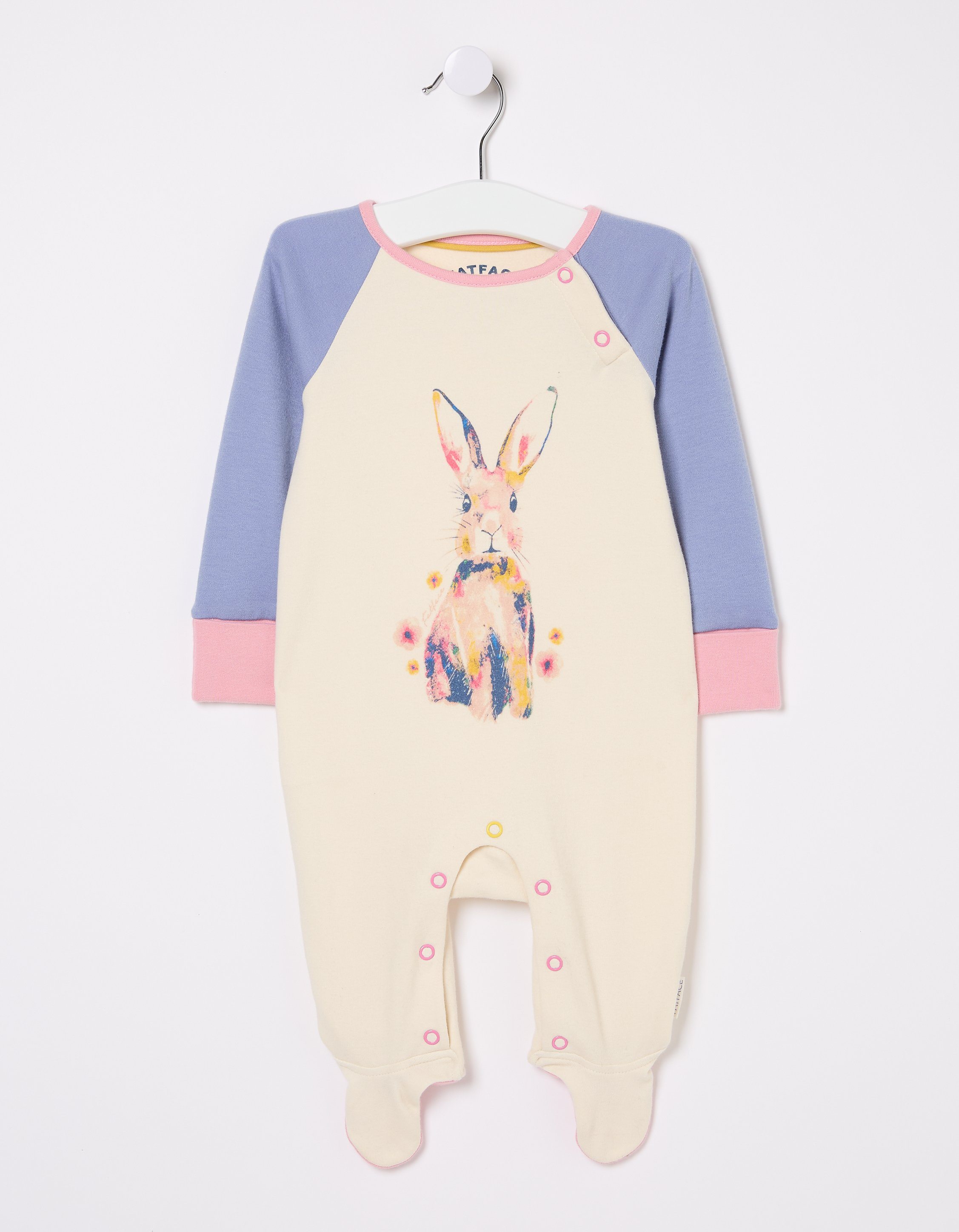 Kid’s Bunny Graphic Sleepsuit