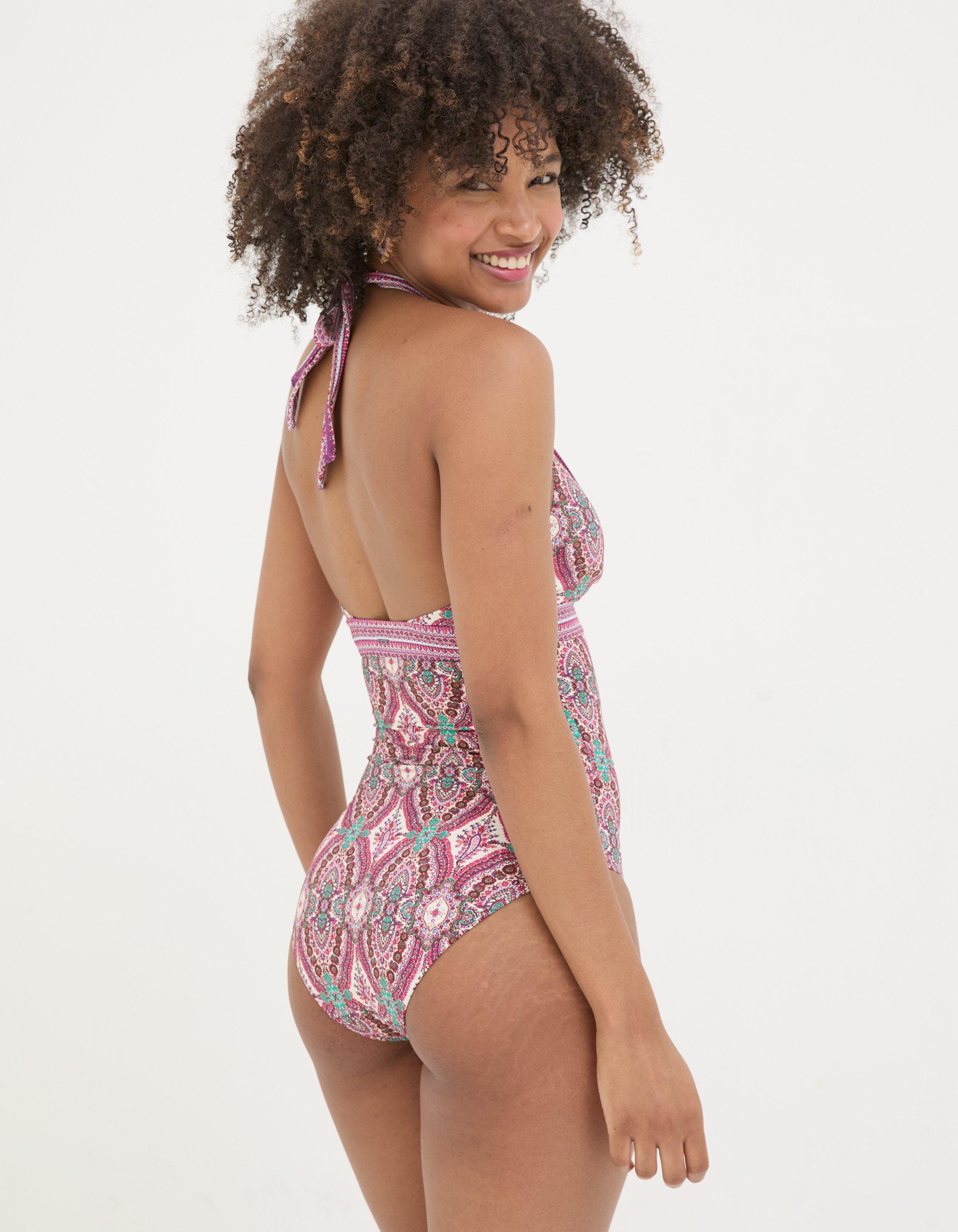 Serena Detail Paisley Swimsuit