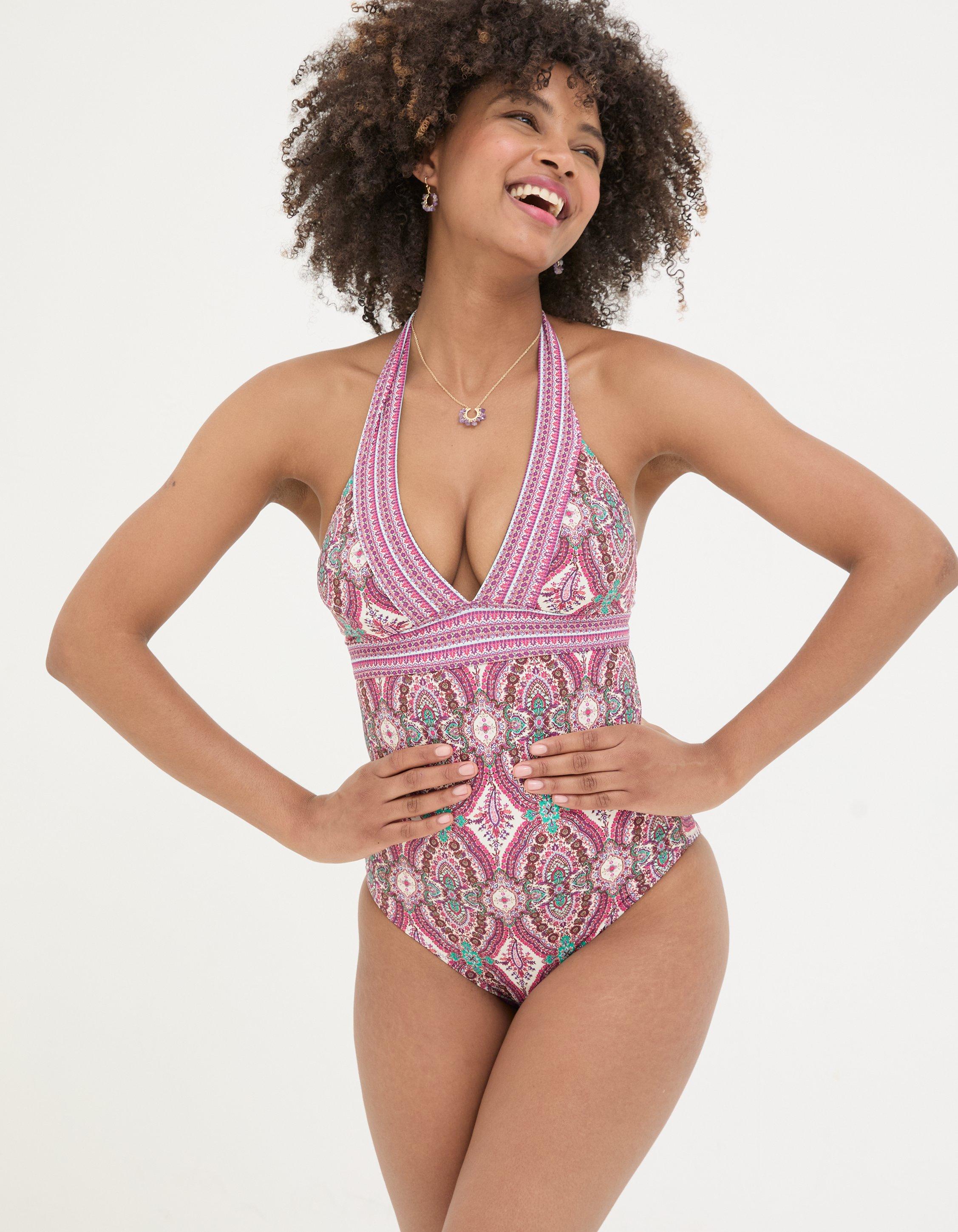 Serena Detail Paisley Swimsuit