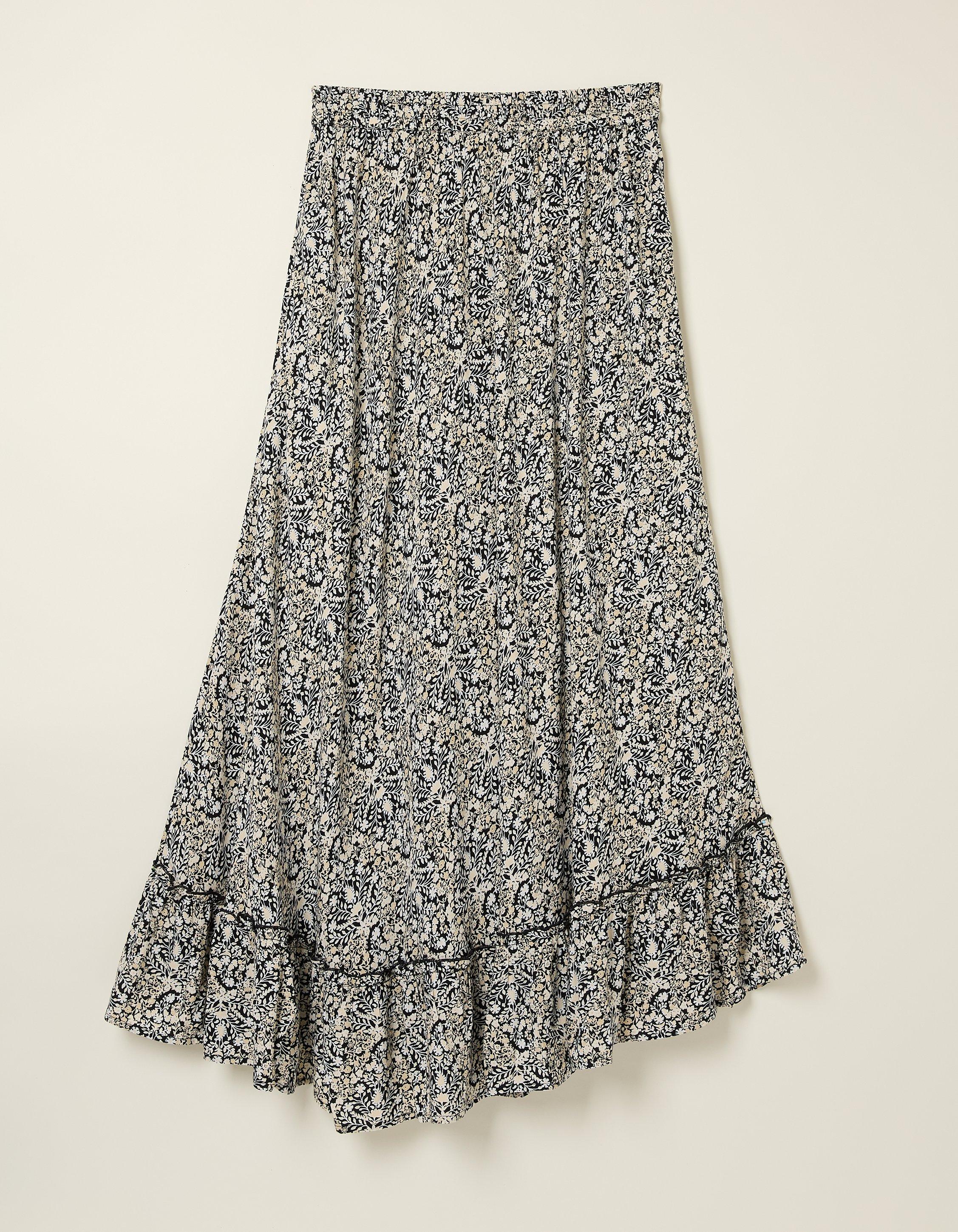 Lissy Inlay Floral Maxi Skirt