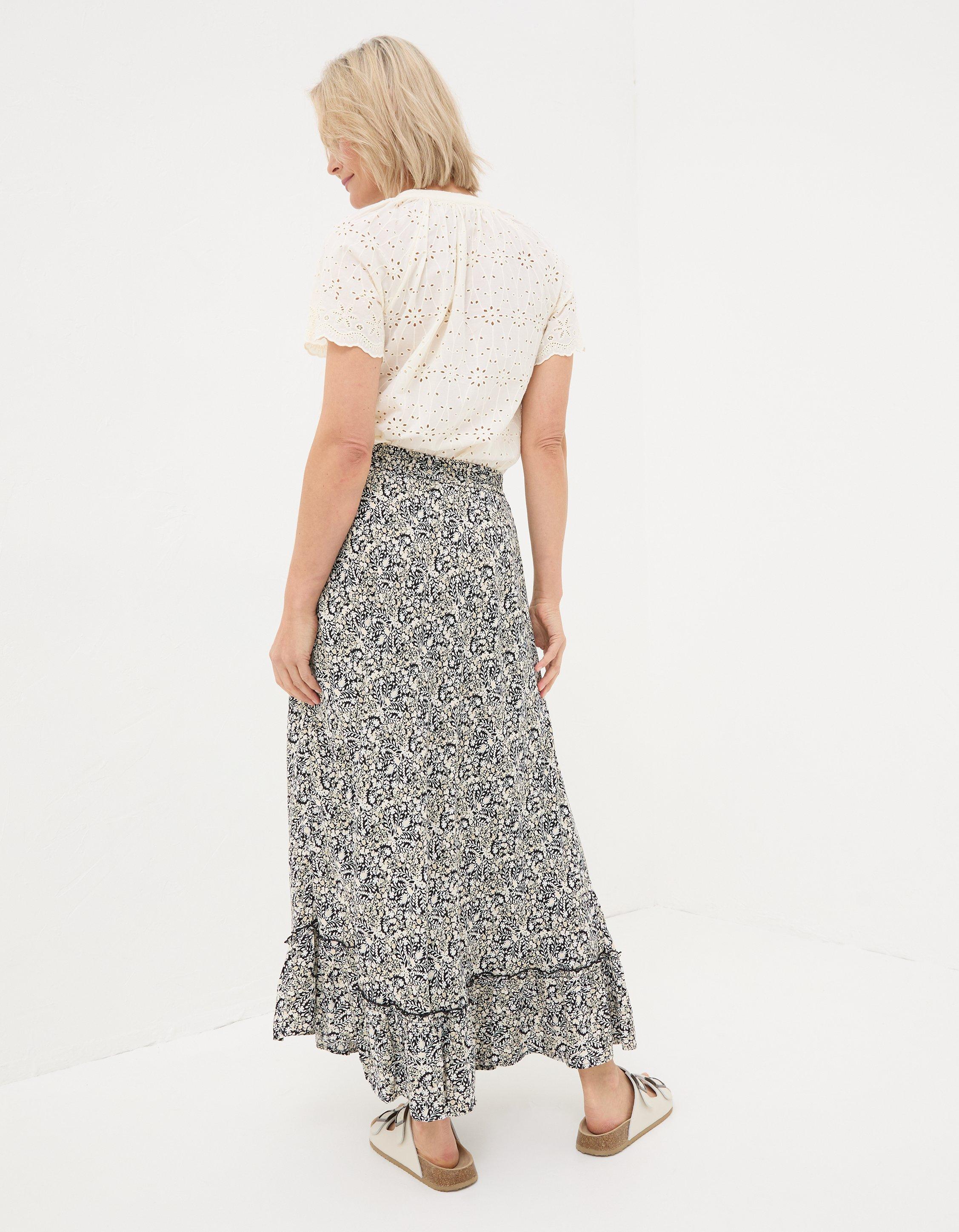 Lissy Inlay Floral Maxi Skirt