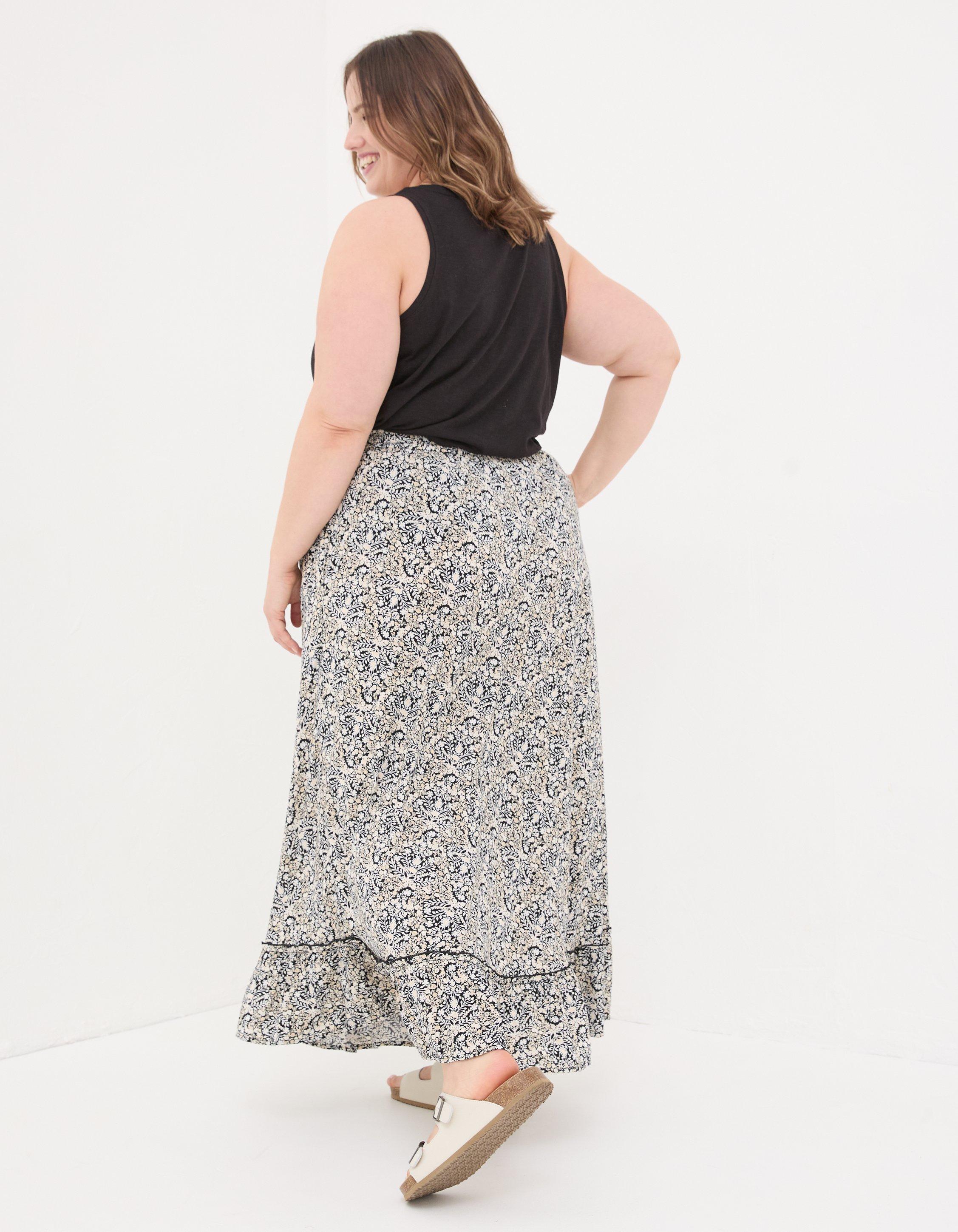 Lissy Inlay Floral Maxi Skirt