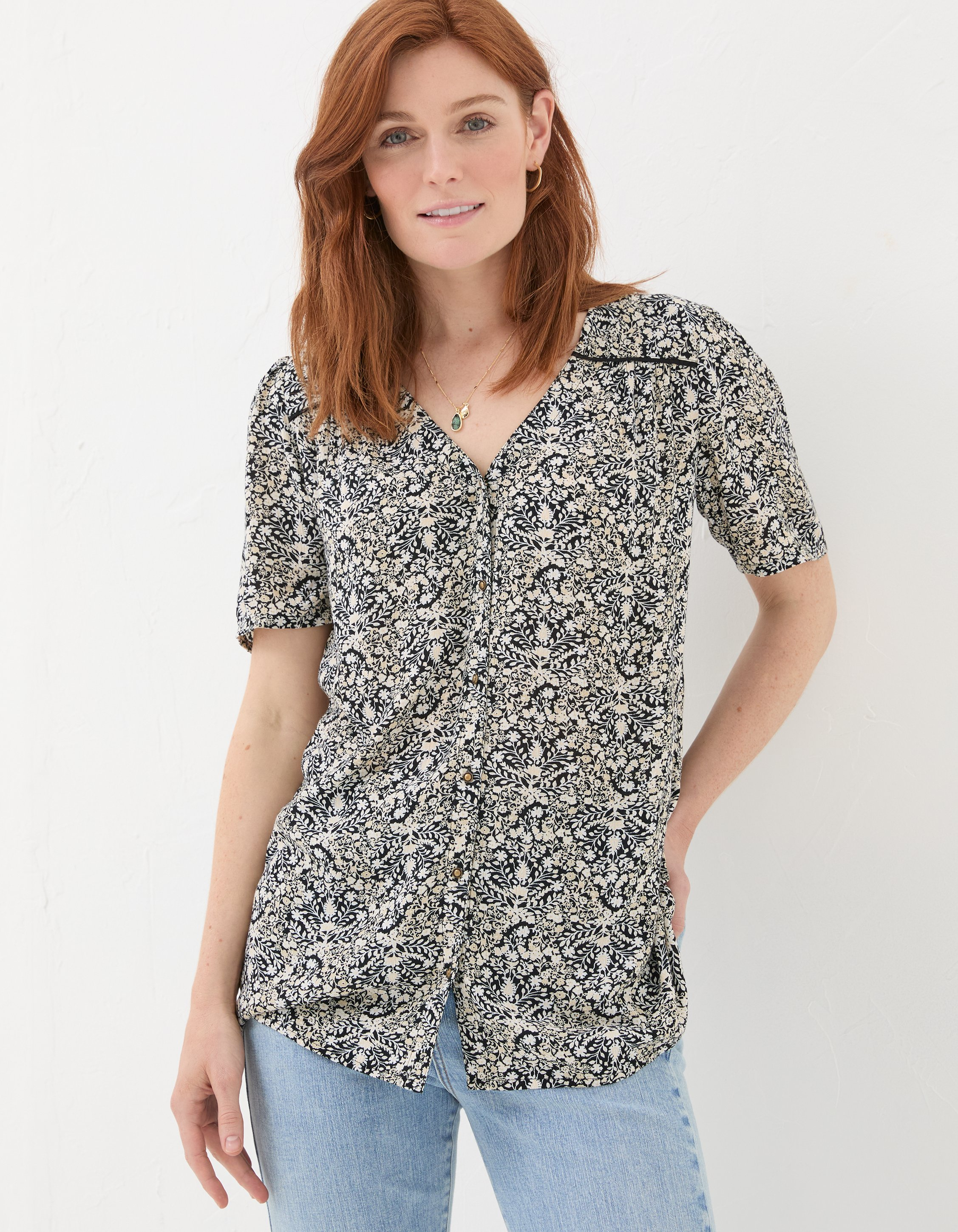Cassidy Inlay Floral Tunic