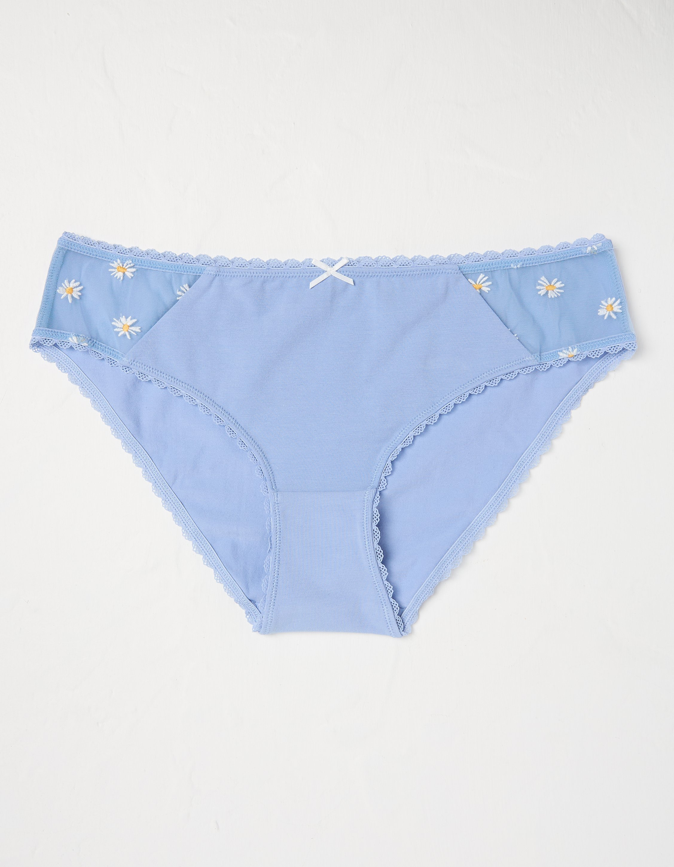 Daisy Embroidered Mini Knickers
