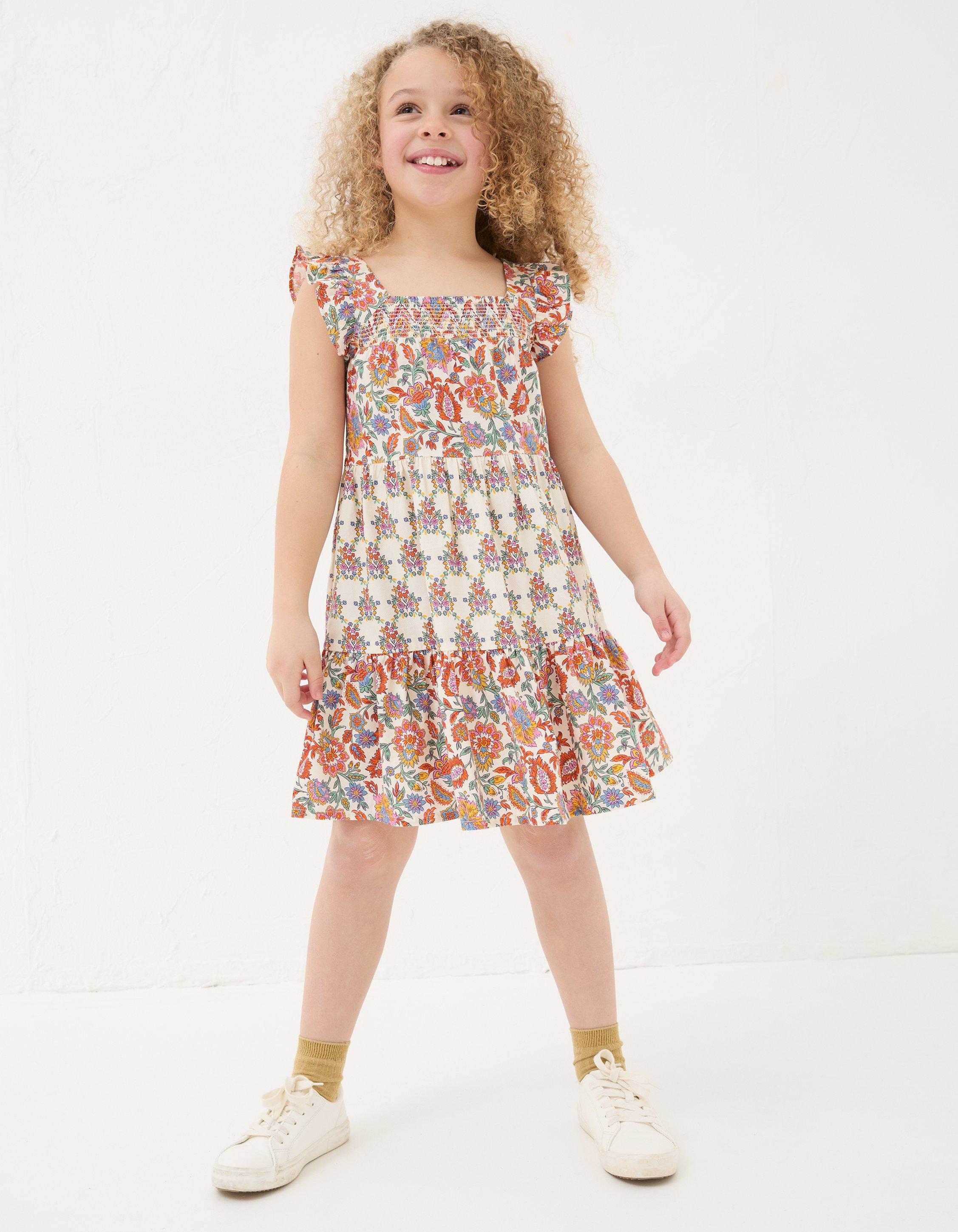 Milly Floral Print Dress, Dresses & Skirts | FatFace.com