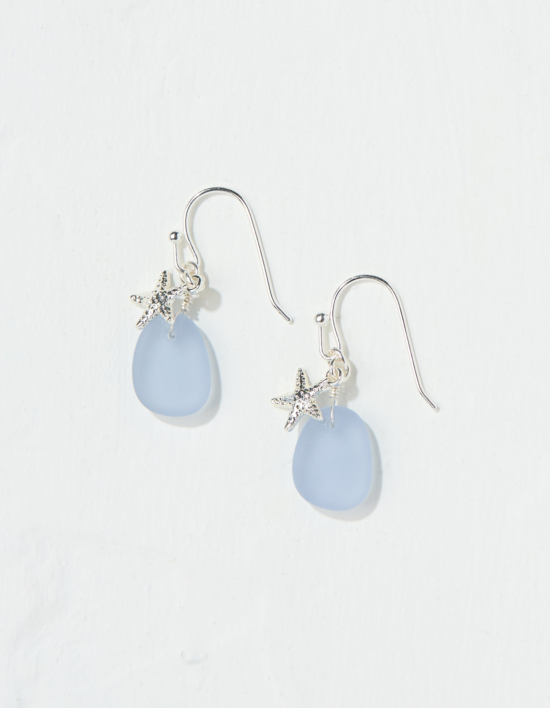 Marine Conservation Society Recycled Glass Charm Earring