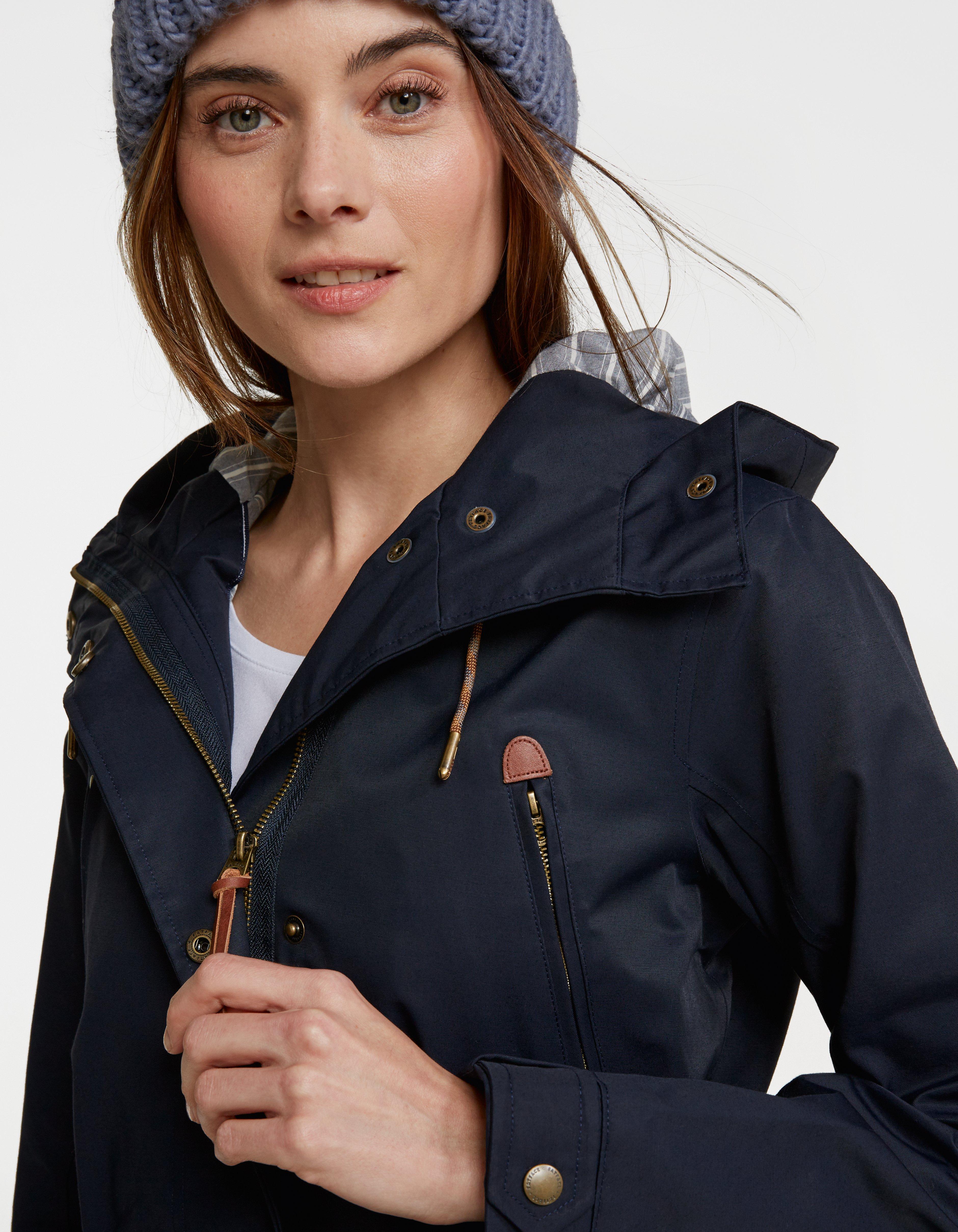 Womens waterproof jacket store navy