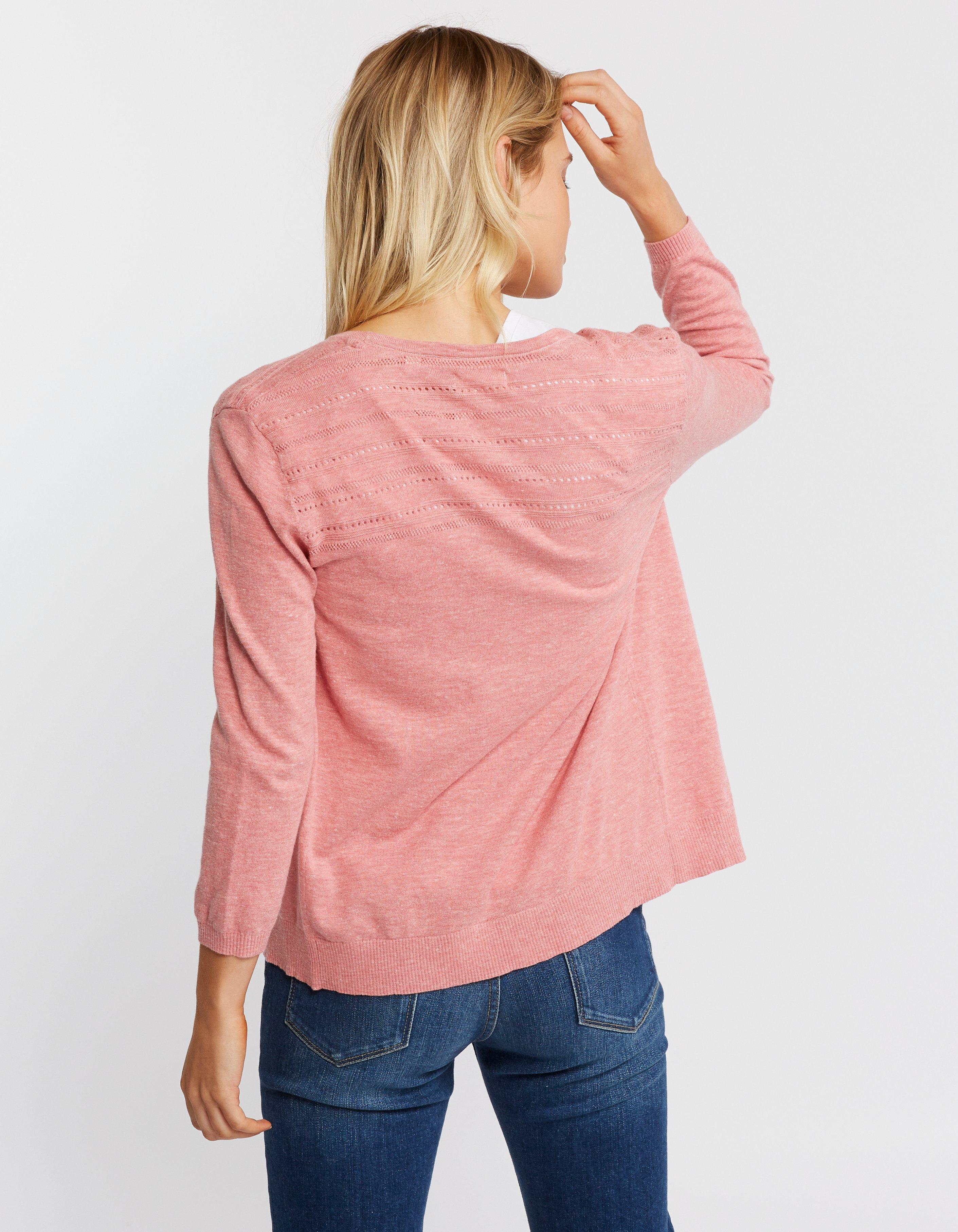 Fat face organic outlet cotton rose cardigan