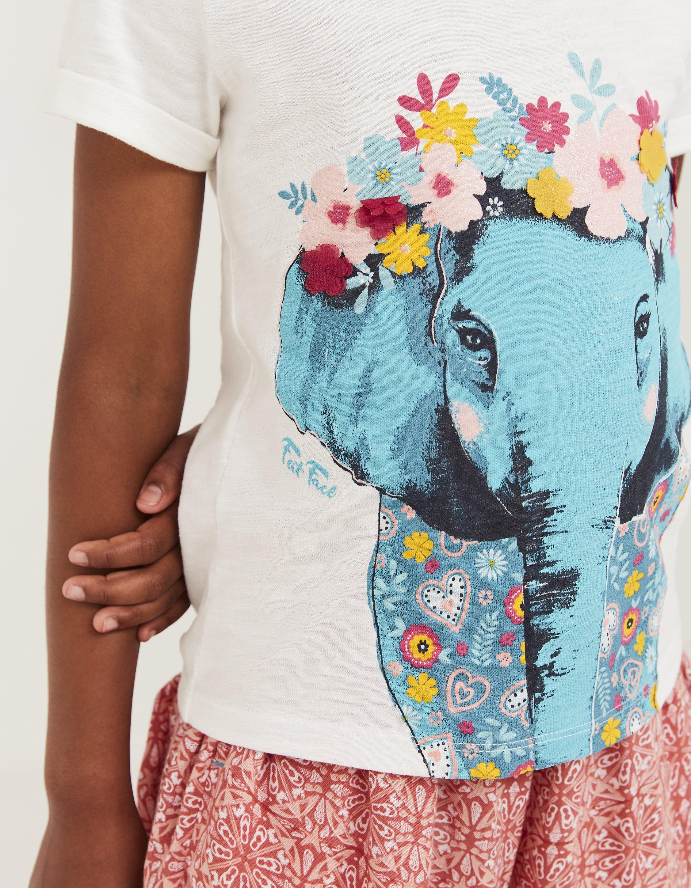 elephant graphic tee