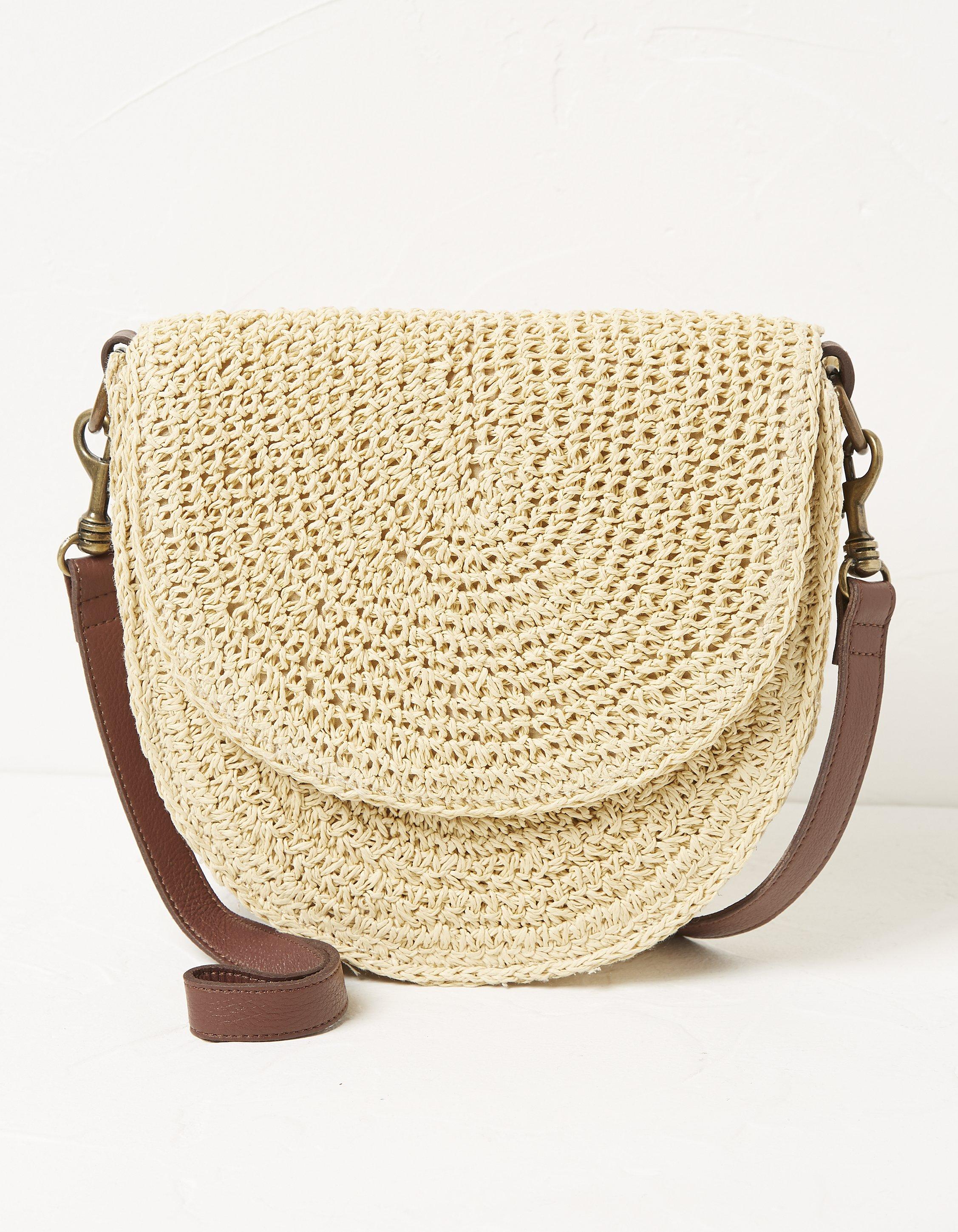 Small straw 2024 crossbody purse