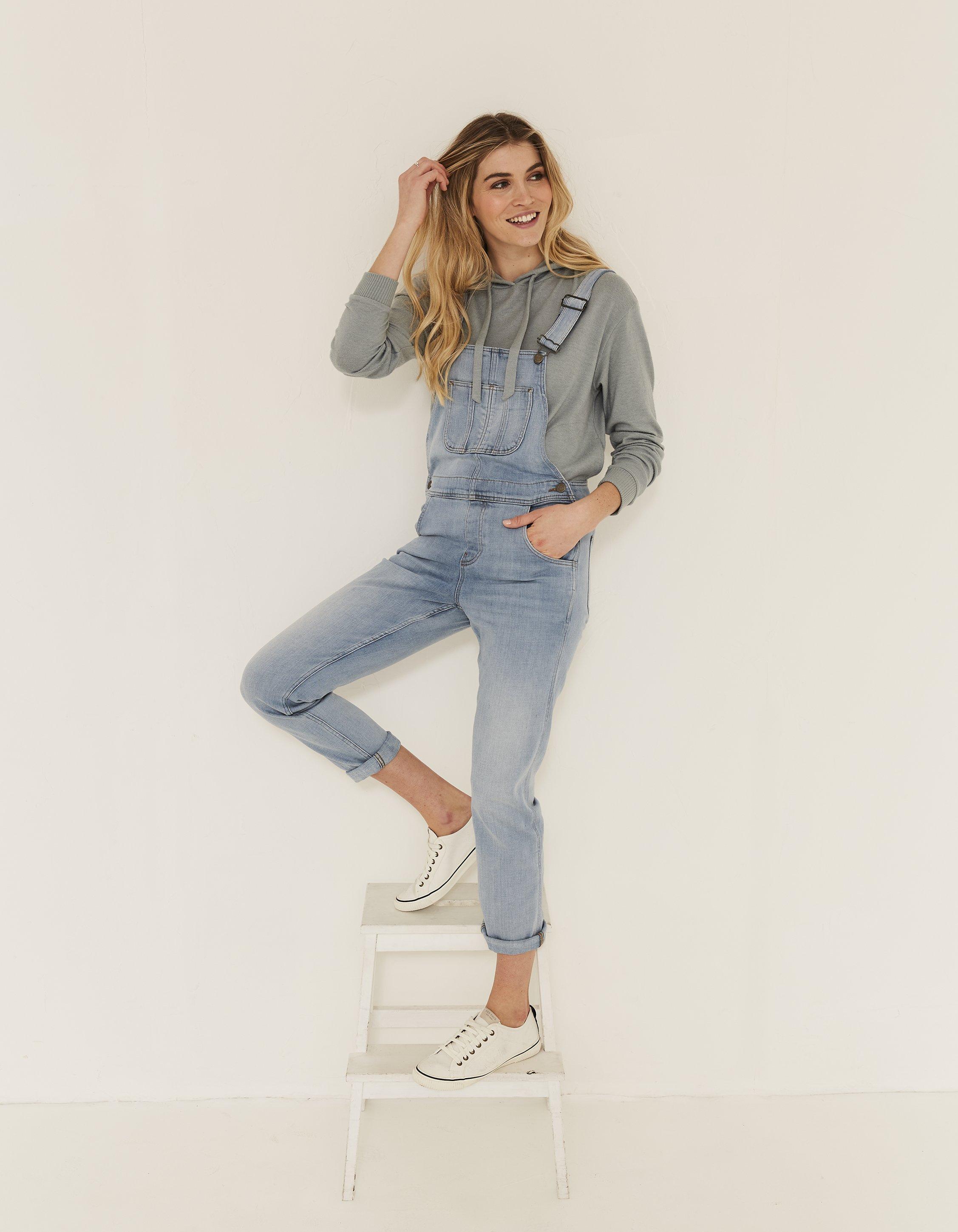 Fat face hot sale denim dungarees