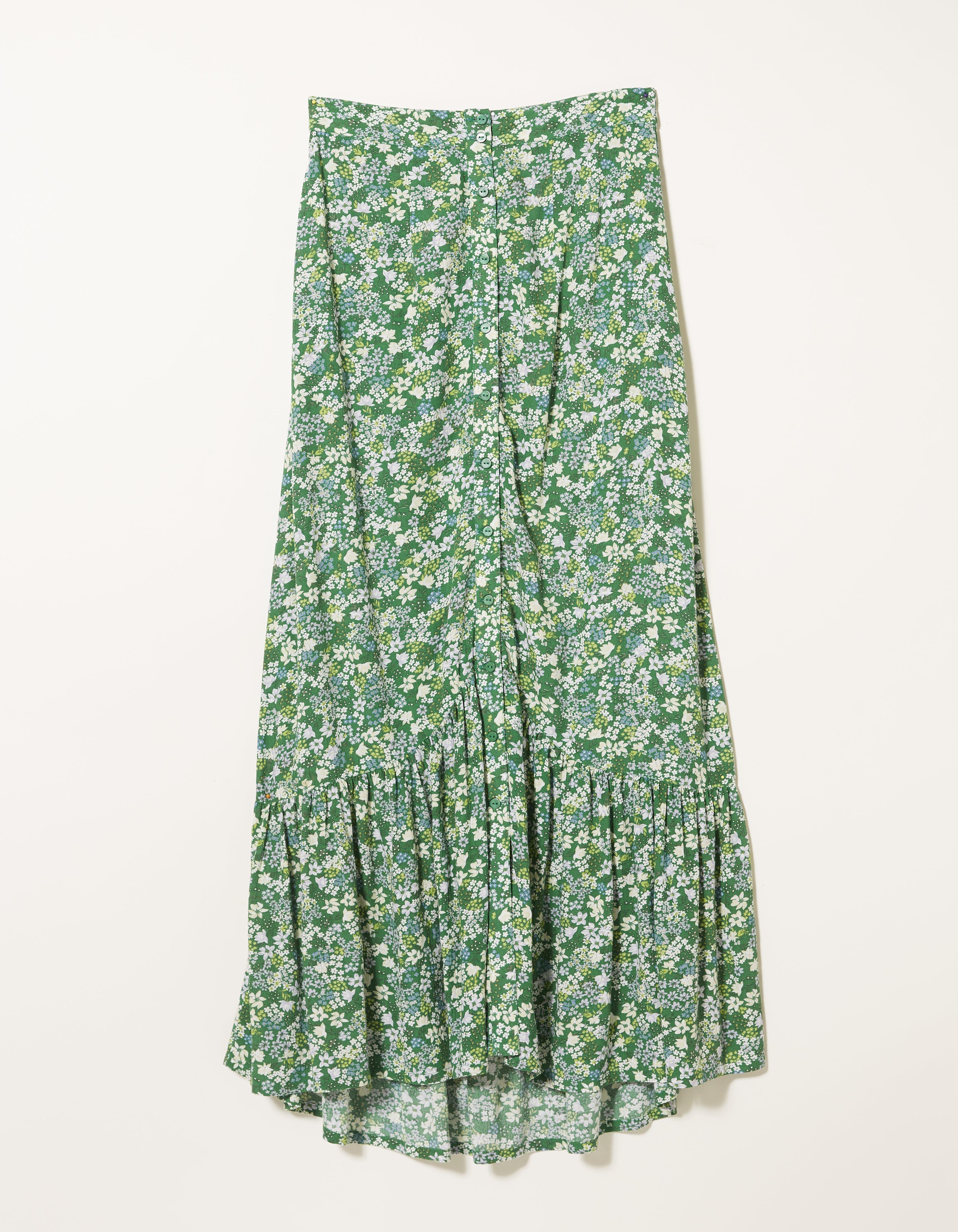 Emine Garden Floral Maxi Skirt