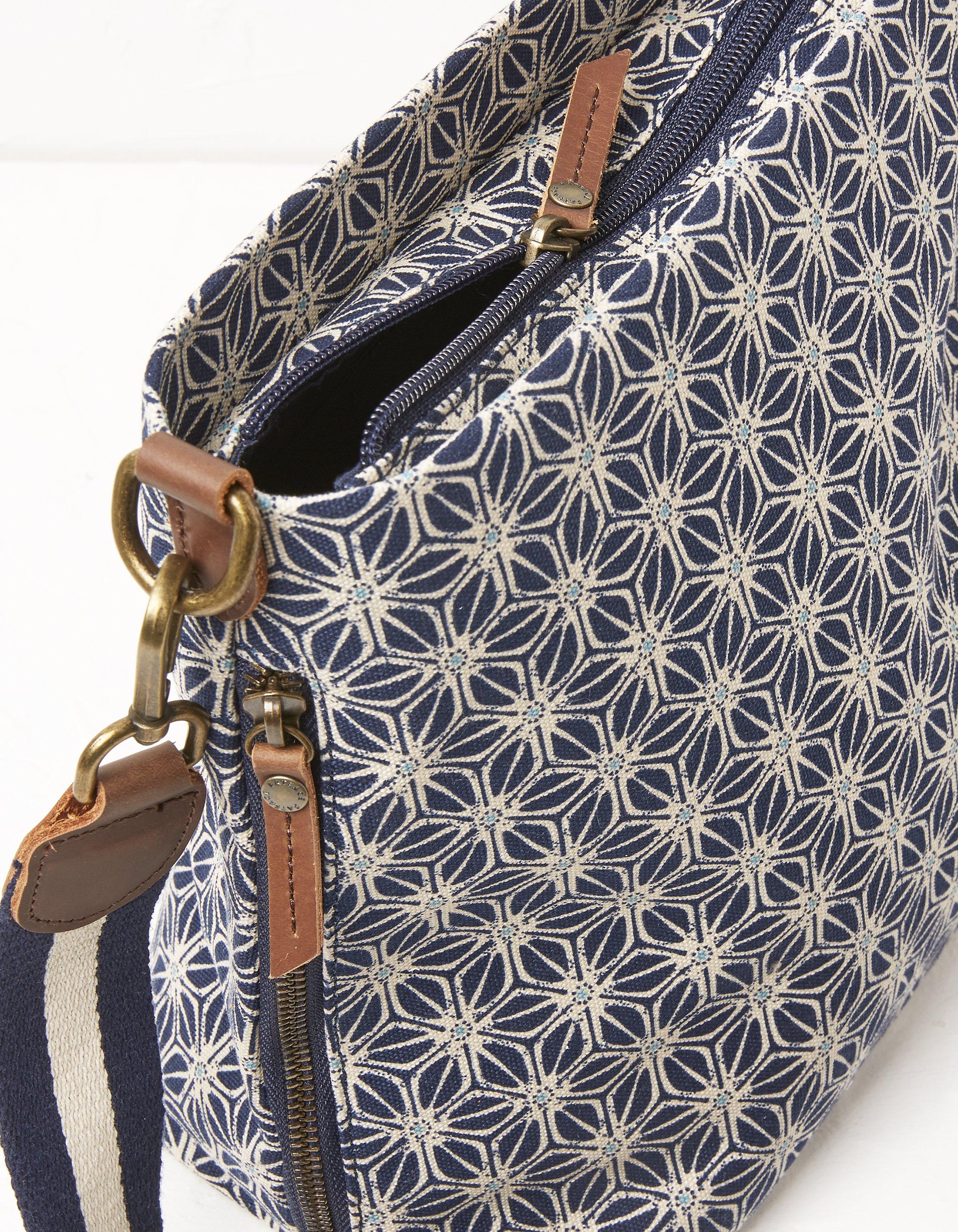 Star Crossbody Canvas Bag