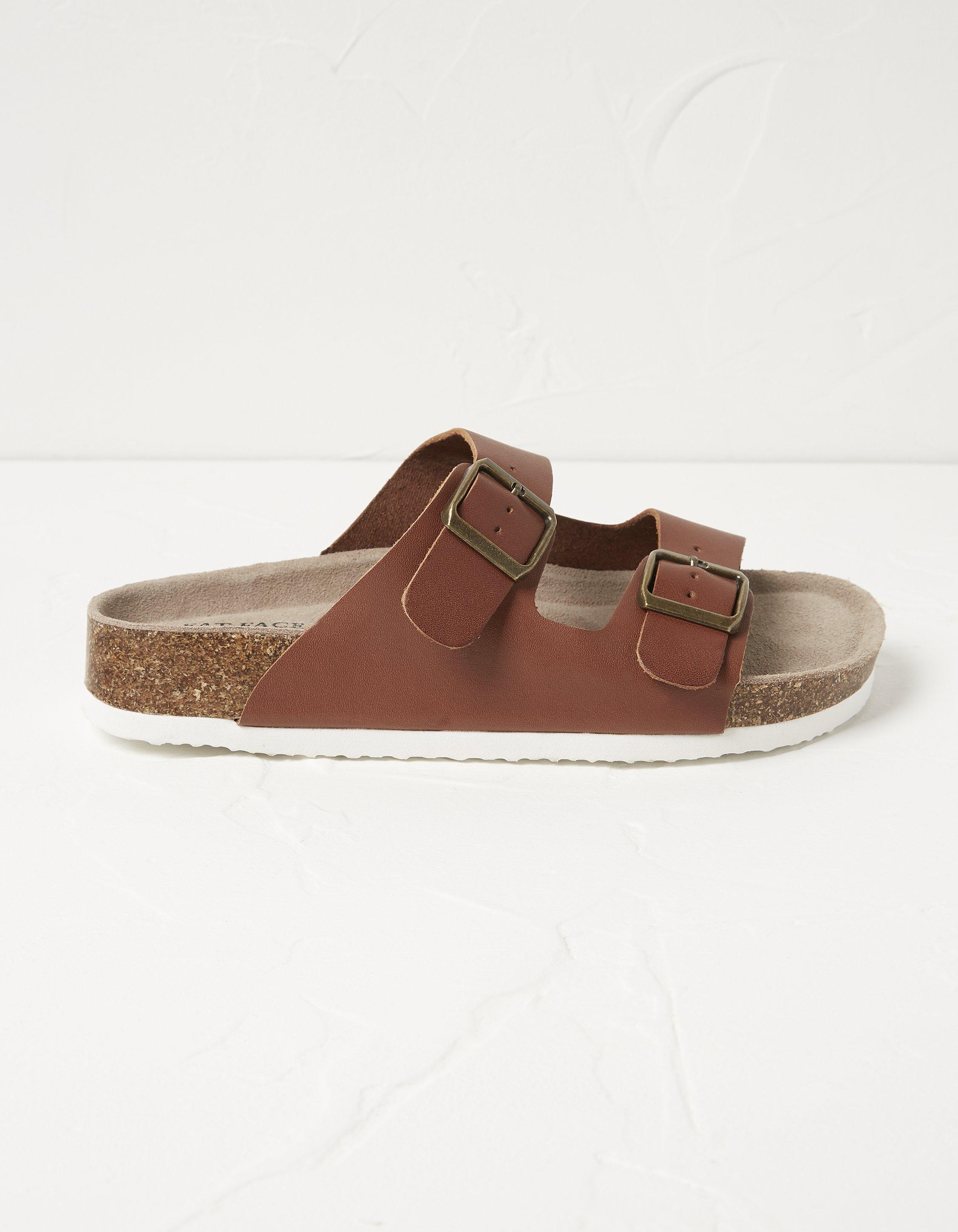 Birkenstock arizona big buckle online flat sandals in tan