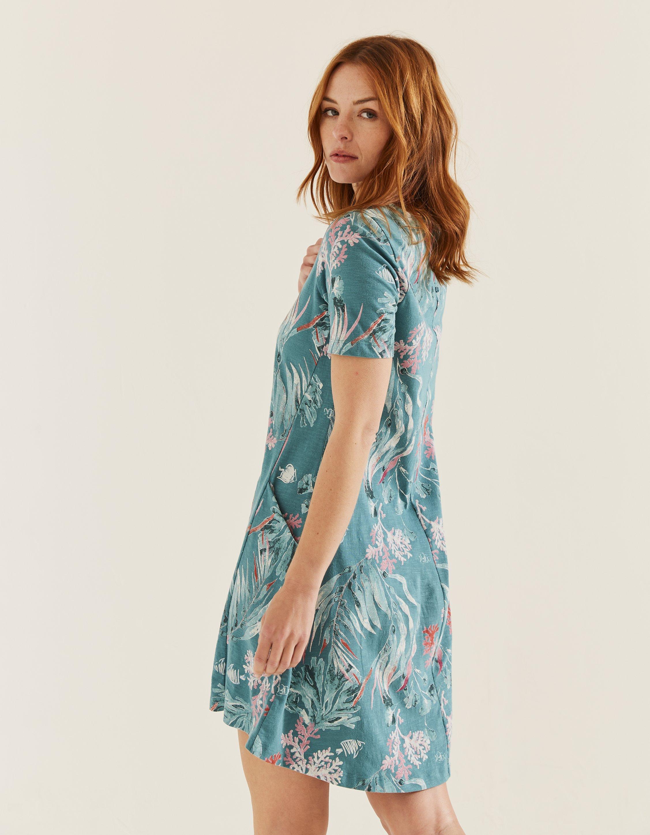 Fat face simone hot sale denim dress