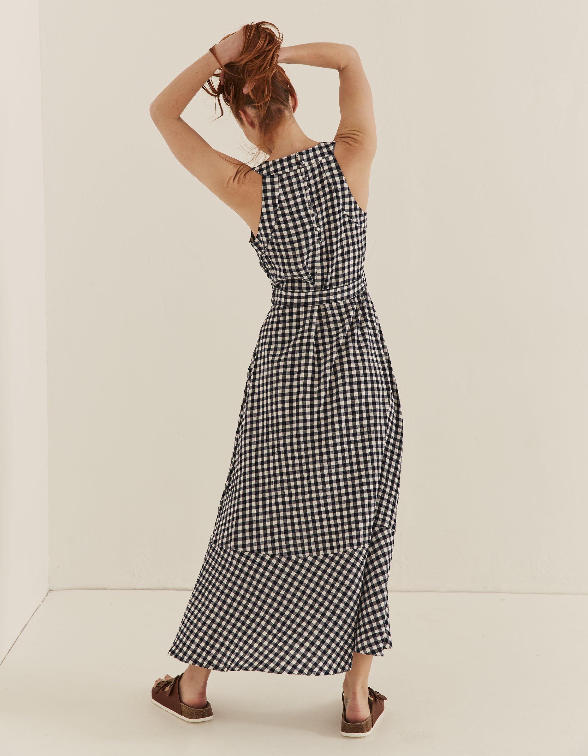 Gingham shop sun dress