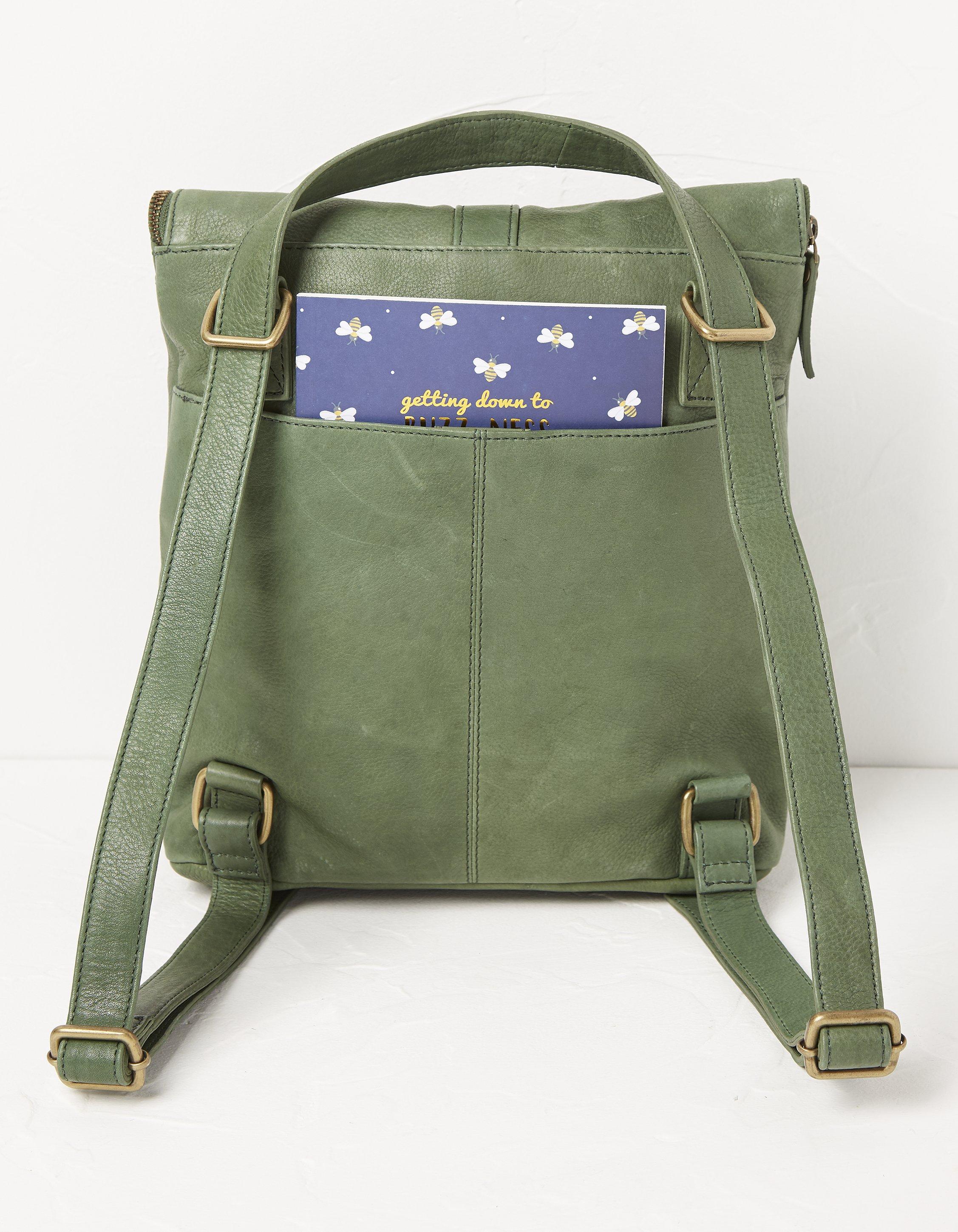 Fat face leather clearance rucksack