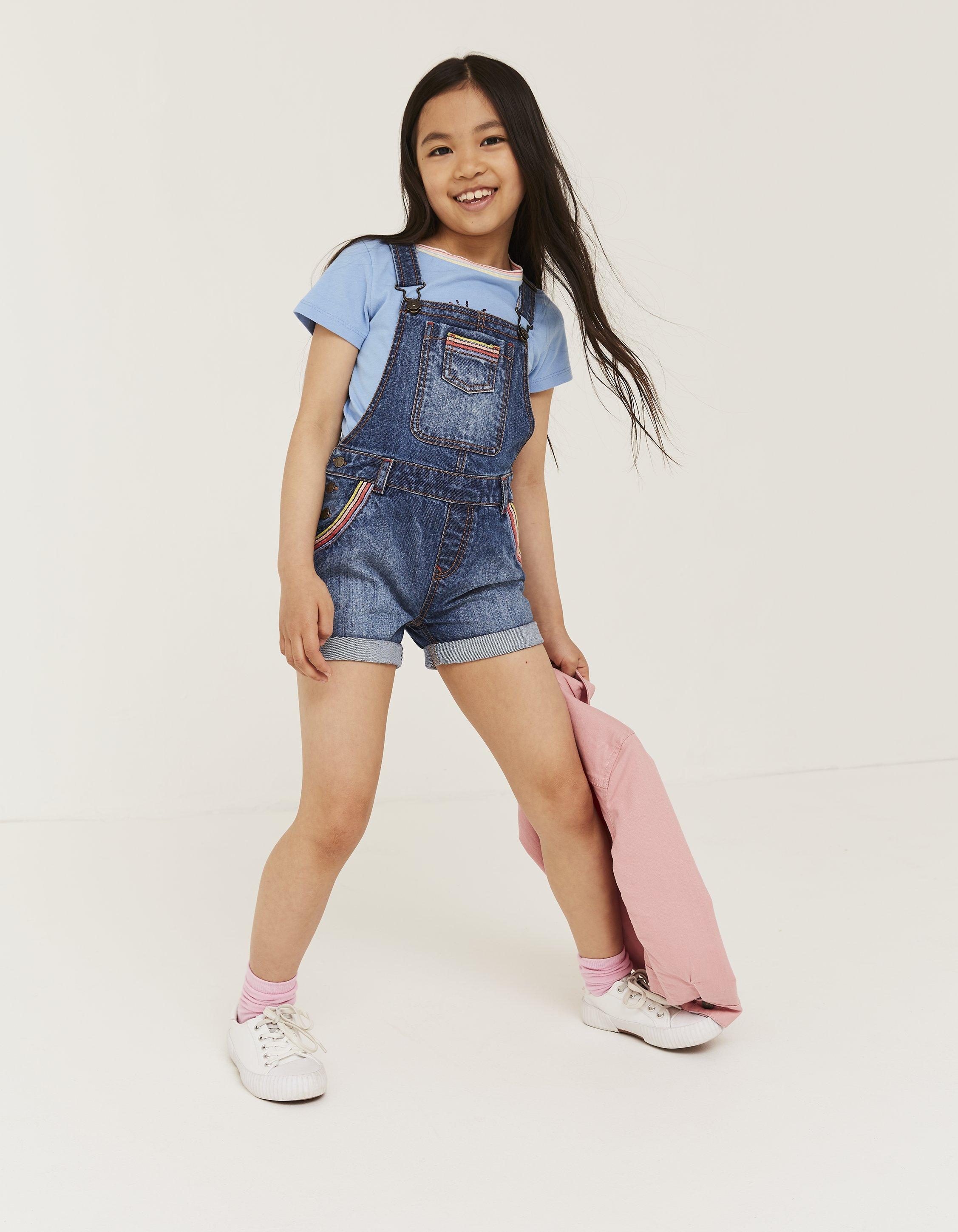 Fatface Girls Dungarees