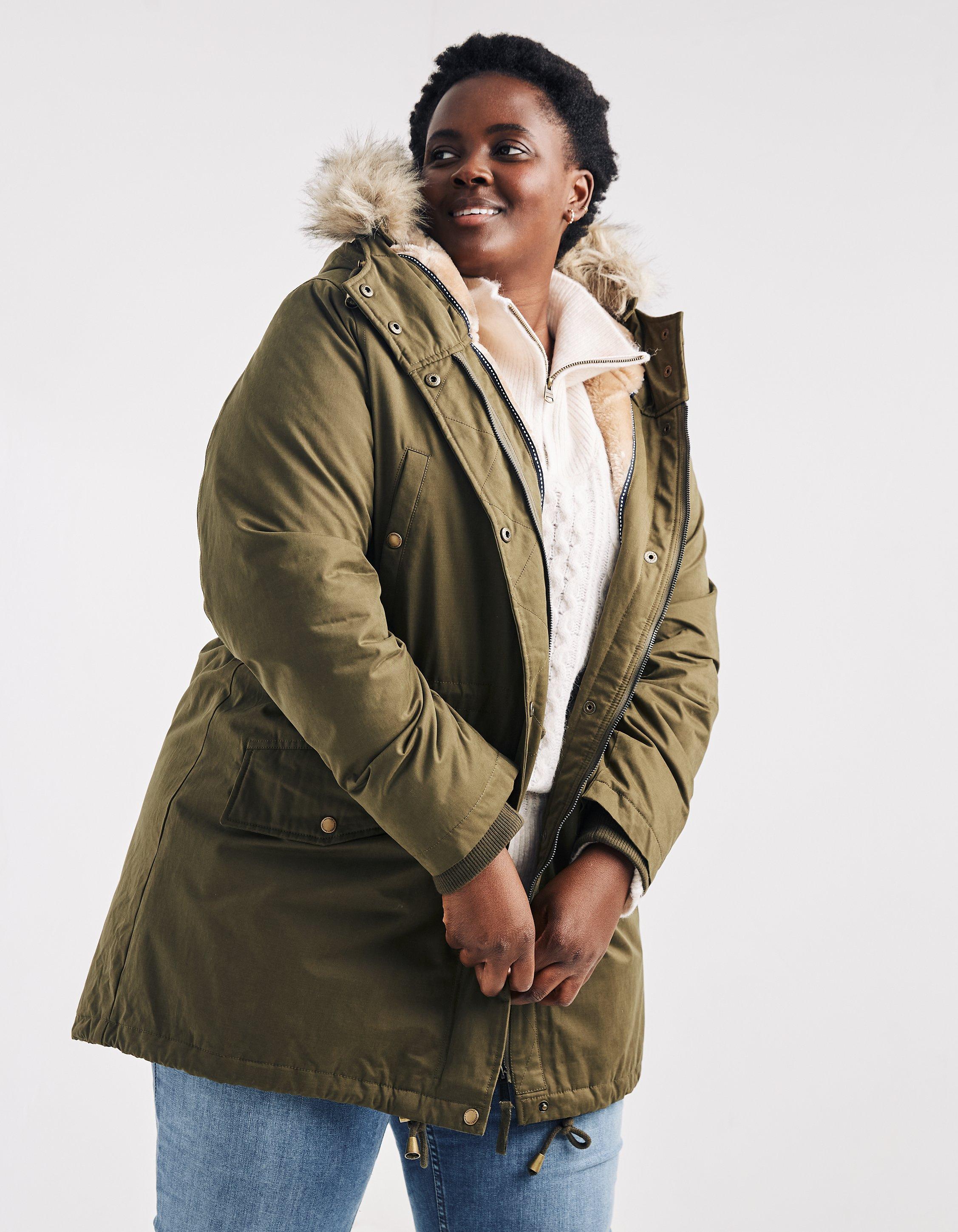 Long on sale khaki parka