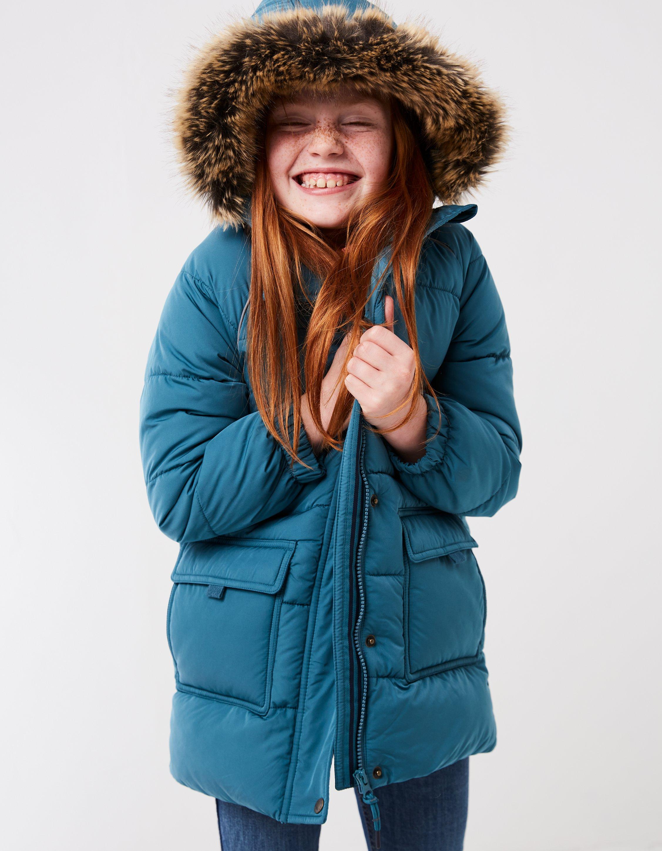 Girls longline sale coat