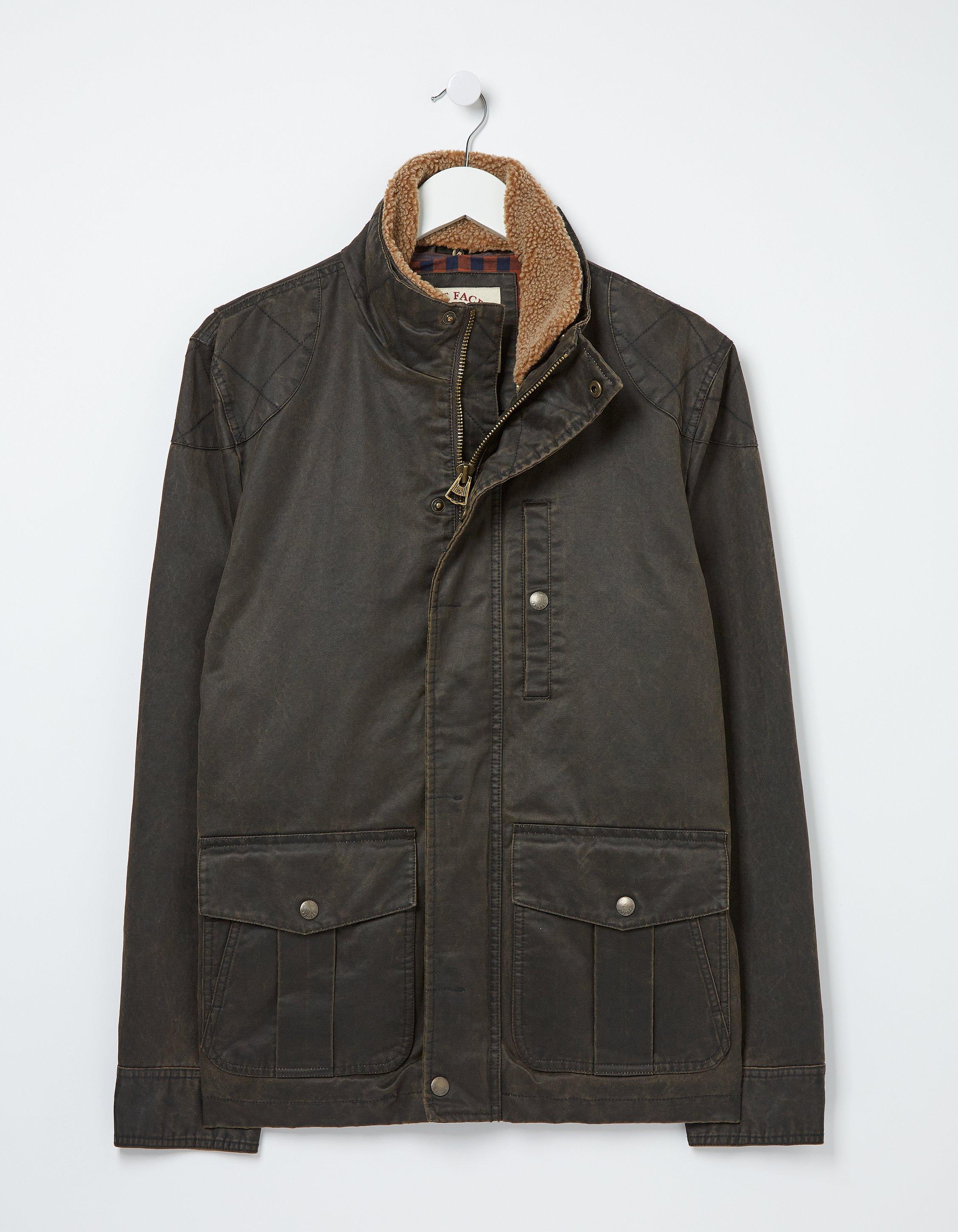 Fat face waxed store broadsands jacket