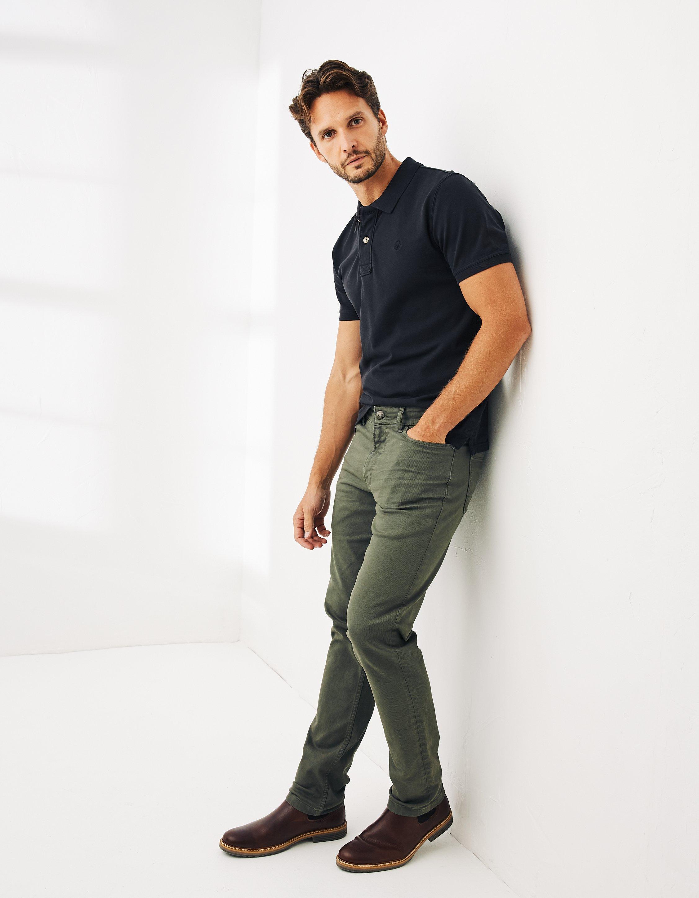 Ashton Slim Five Pocket Trousers, Trousers & Chinos