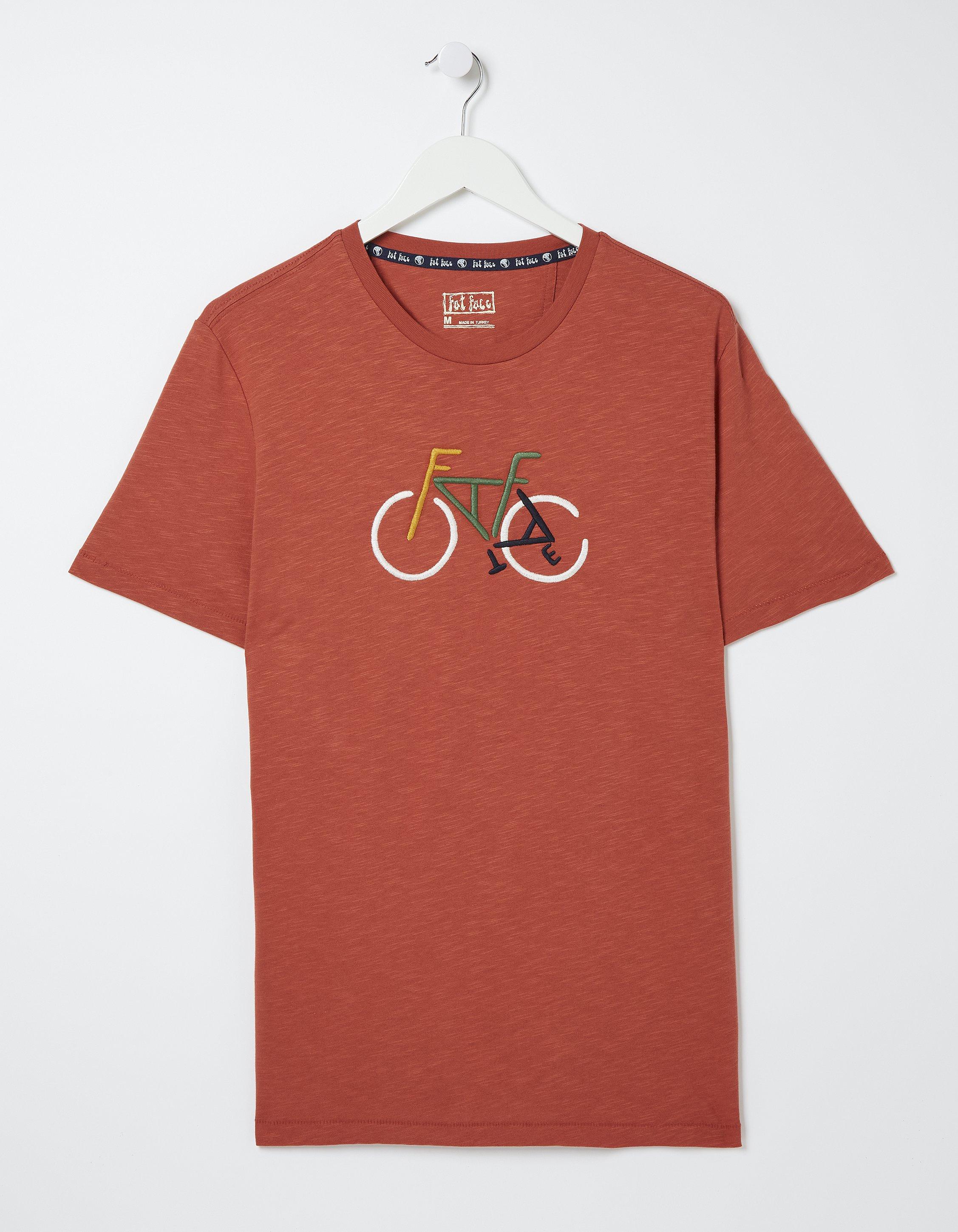 fat face cycling t shirt