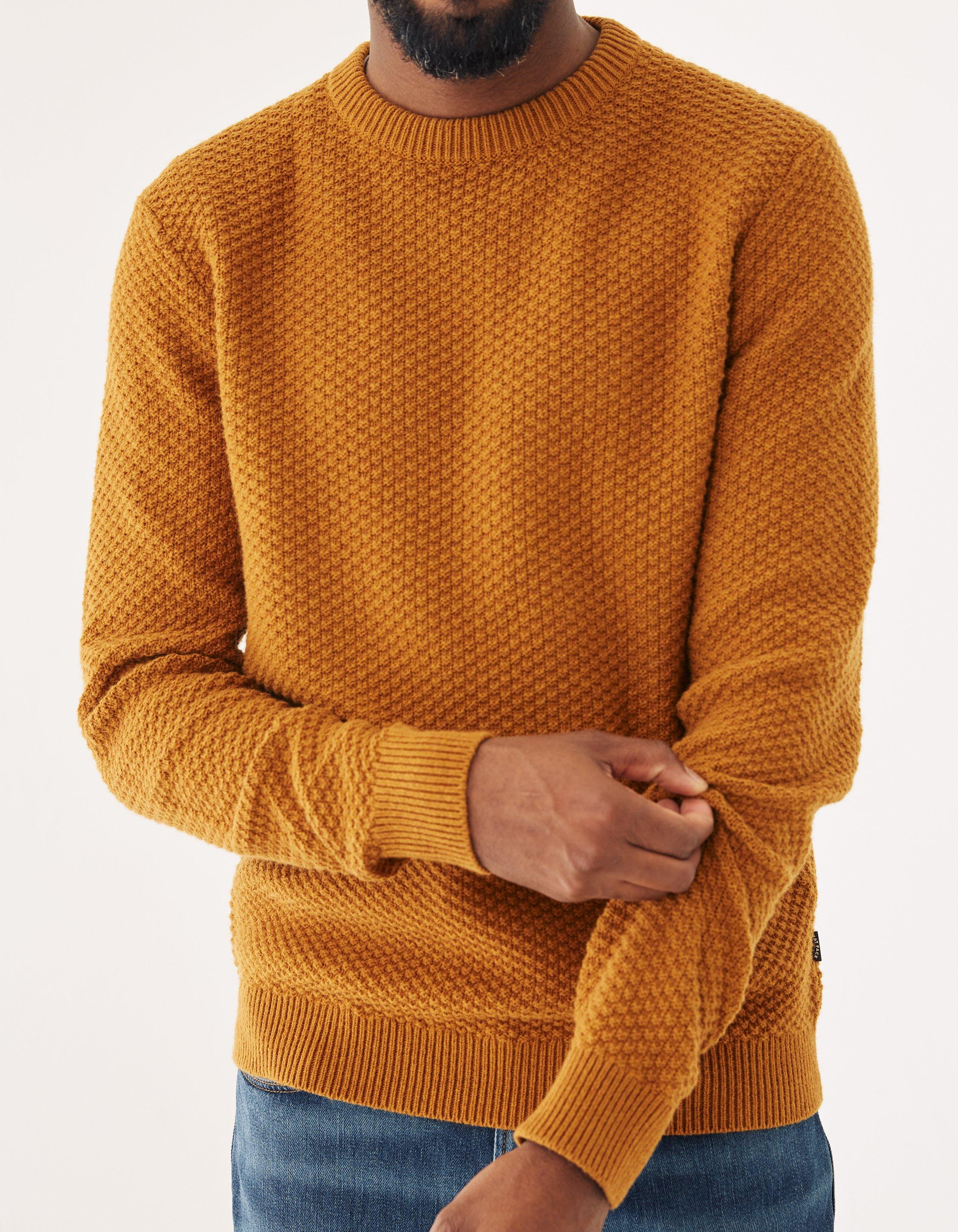 Mustard crew neck clearance sweater