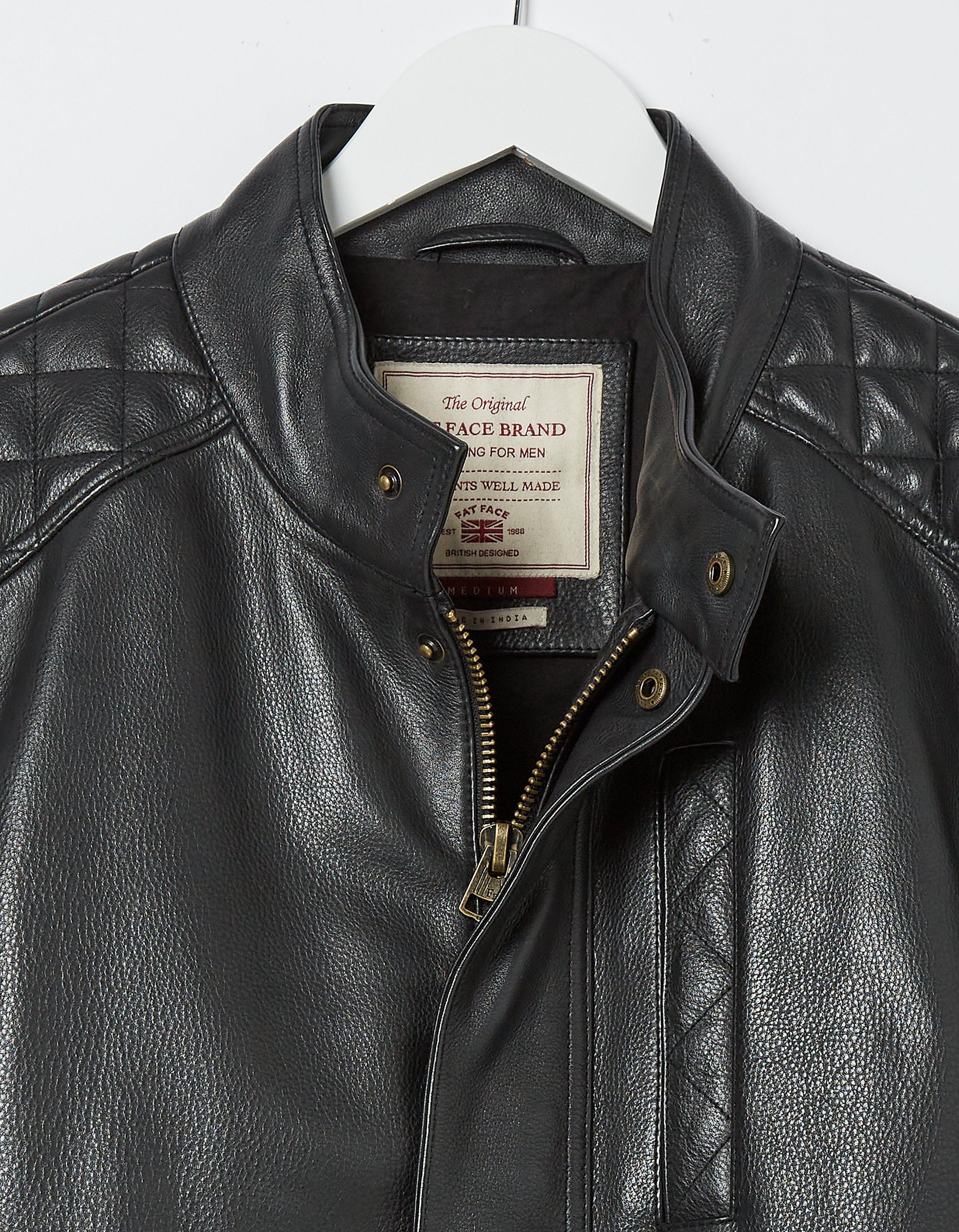 Leather Jacket, Coats & Jackets | FatFace.com