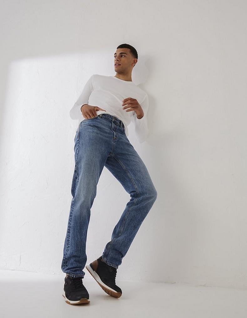 Tapered Light Wash Jeans, Jeans | FatFace.com