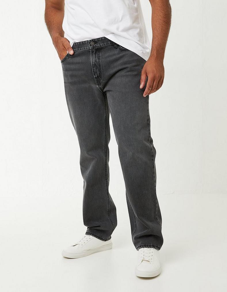 Straight Grey Wash Jeans, Jeans | FatFace.com