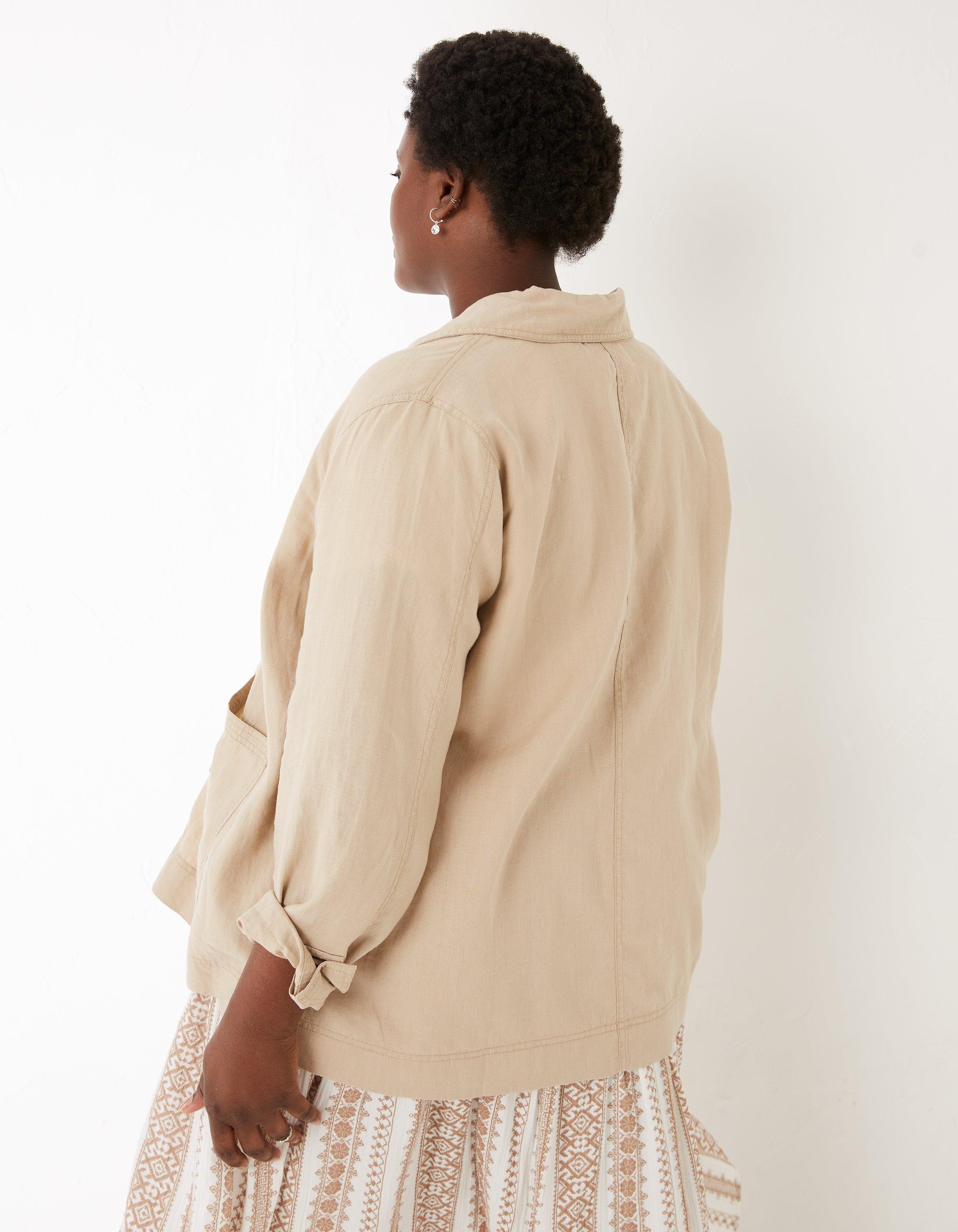 Linen discount workers jacket