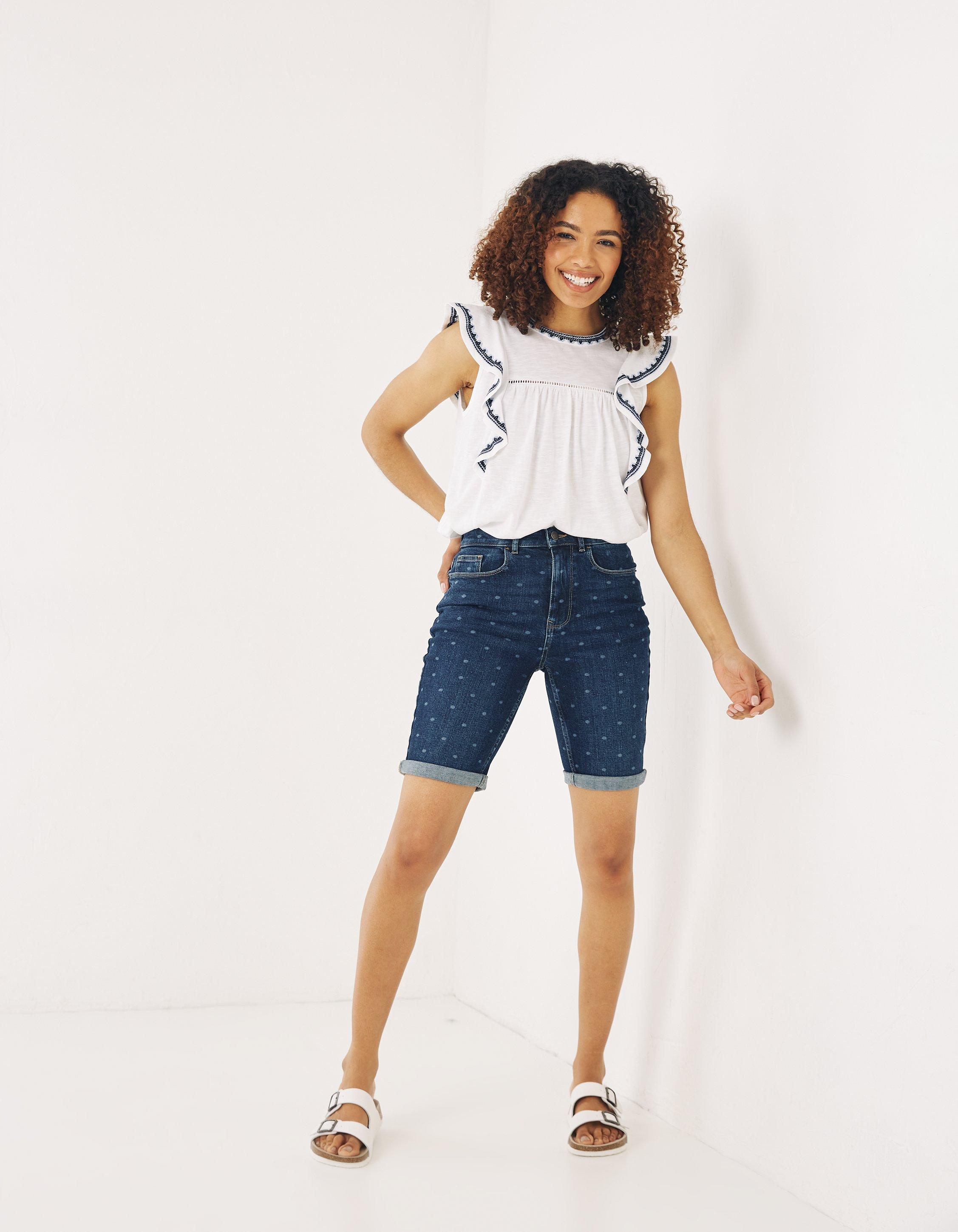 Bisley Denim Bermuda Shorts Shorts FatFace