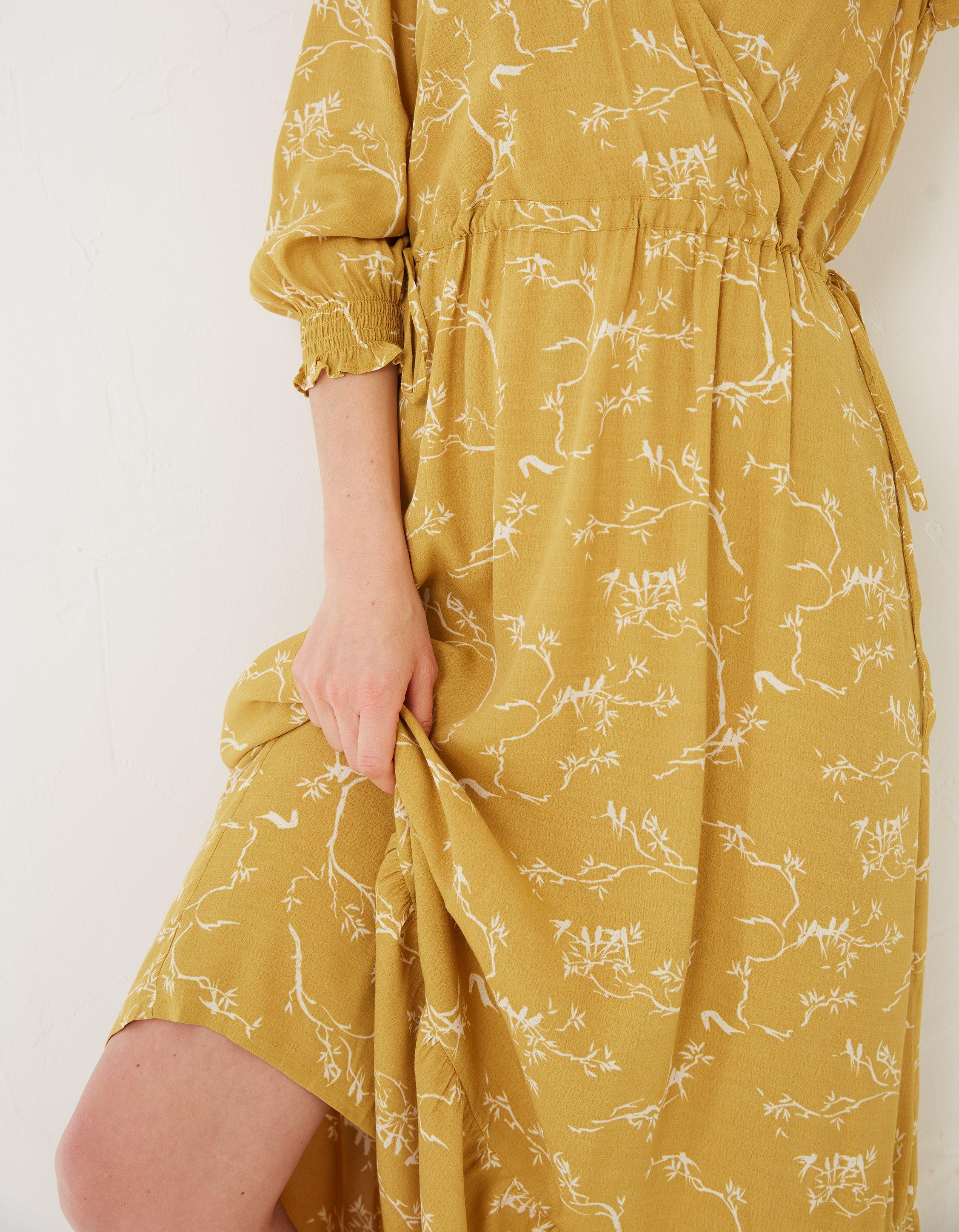 Fat face yellow hot sale dress